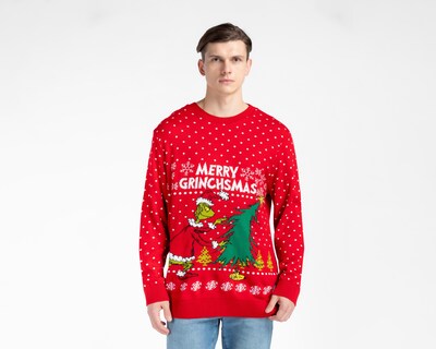 Foto 1 | Suéter Navideño Grinch para Hombre