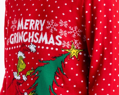 Foto 3 | Suéter Navideño Grinch para Hombre