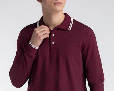 Foto 4 | Playera Polo Refill Manga Larga Tinta para Hombre