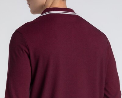 Foto 5 | Playera Polo Refill Manga Larga Tinta para Hombre