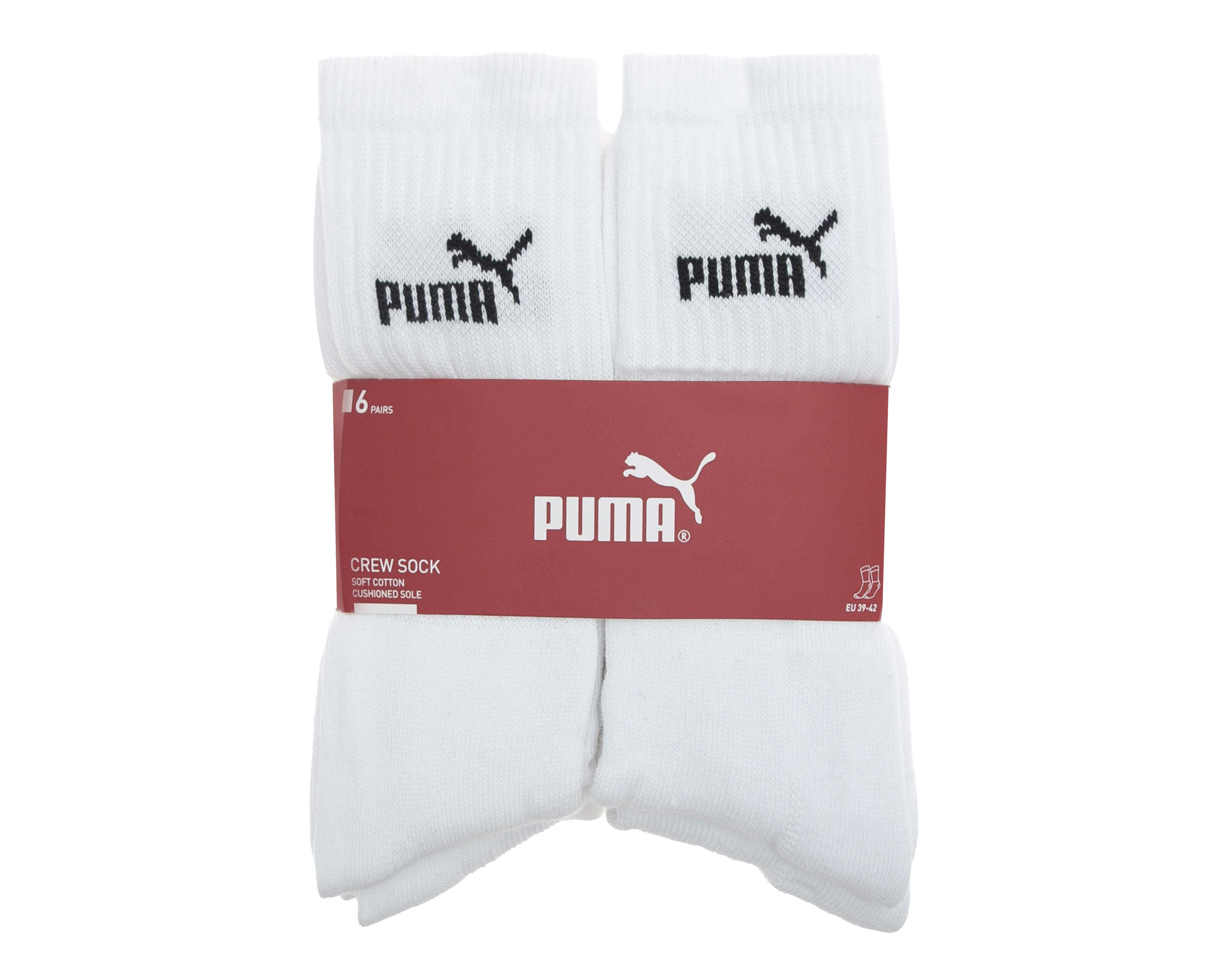 Foto 4 pulgar | Calcetas Largas Deportivas Puma para Hombre 6 Pares