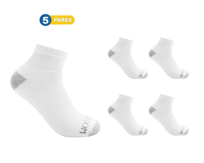 Foto 1 | Calcetines Deportivos Fruit of the Loom para Hombre 5 Pares