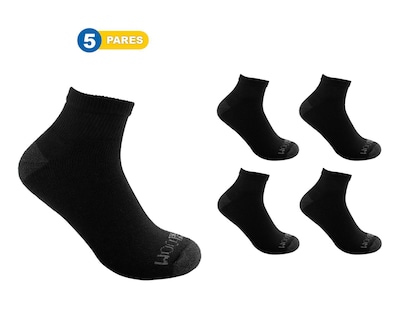 Foto 1 | Calcetines Deportivos Fruit of the Loom para Hombre 5 Pares