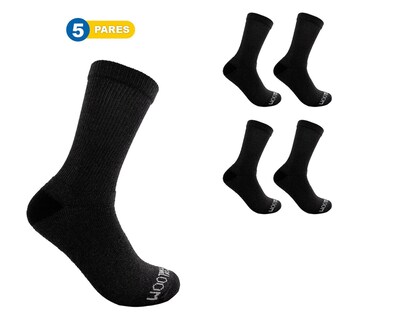 Foto 1 | Calcetas Largas Deportivas Fruit of the Loom para Hombre 5 Pares