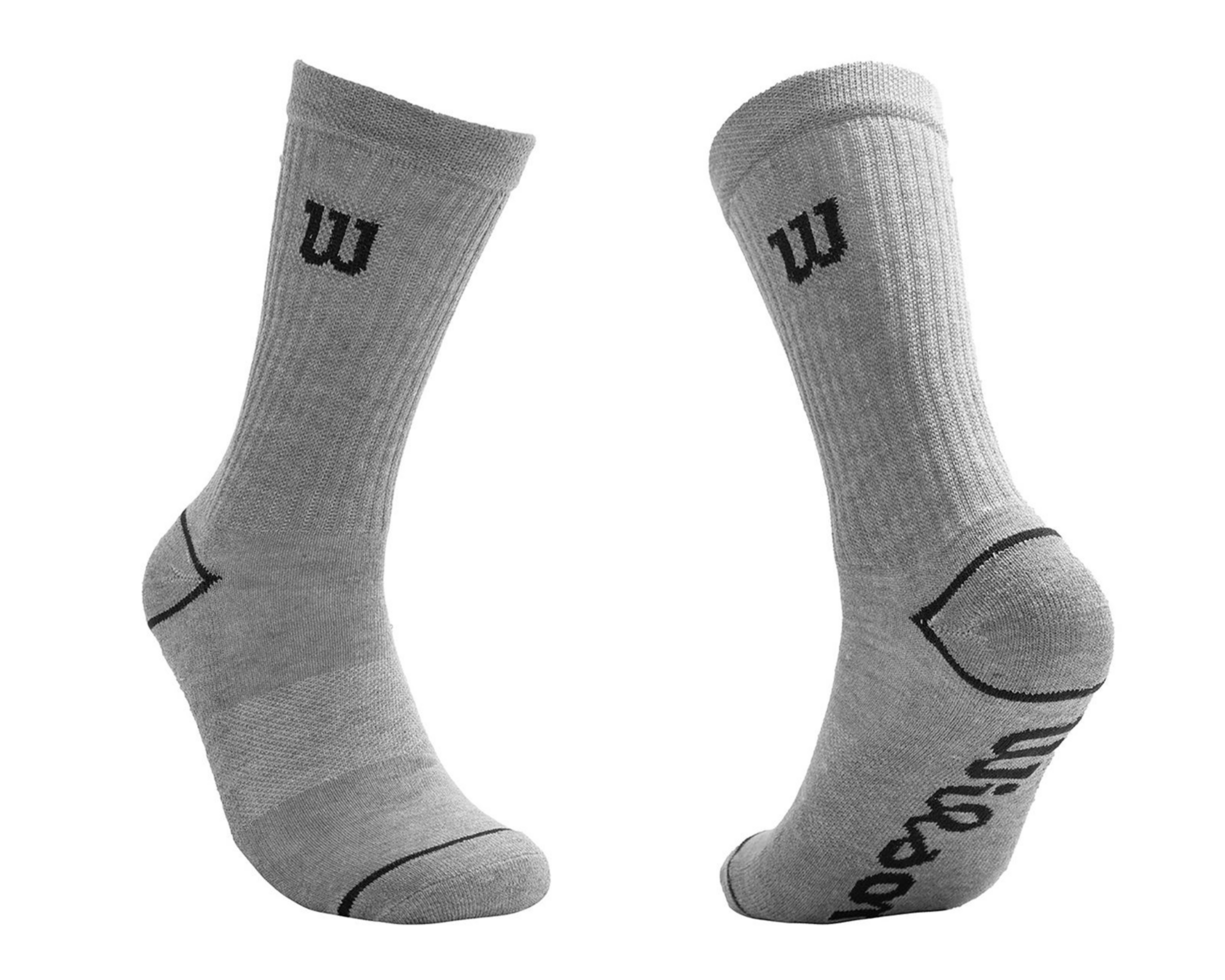 Foto 2 | Calcetas Largas Deportivas Wilson para Hombre 5 Pares