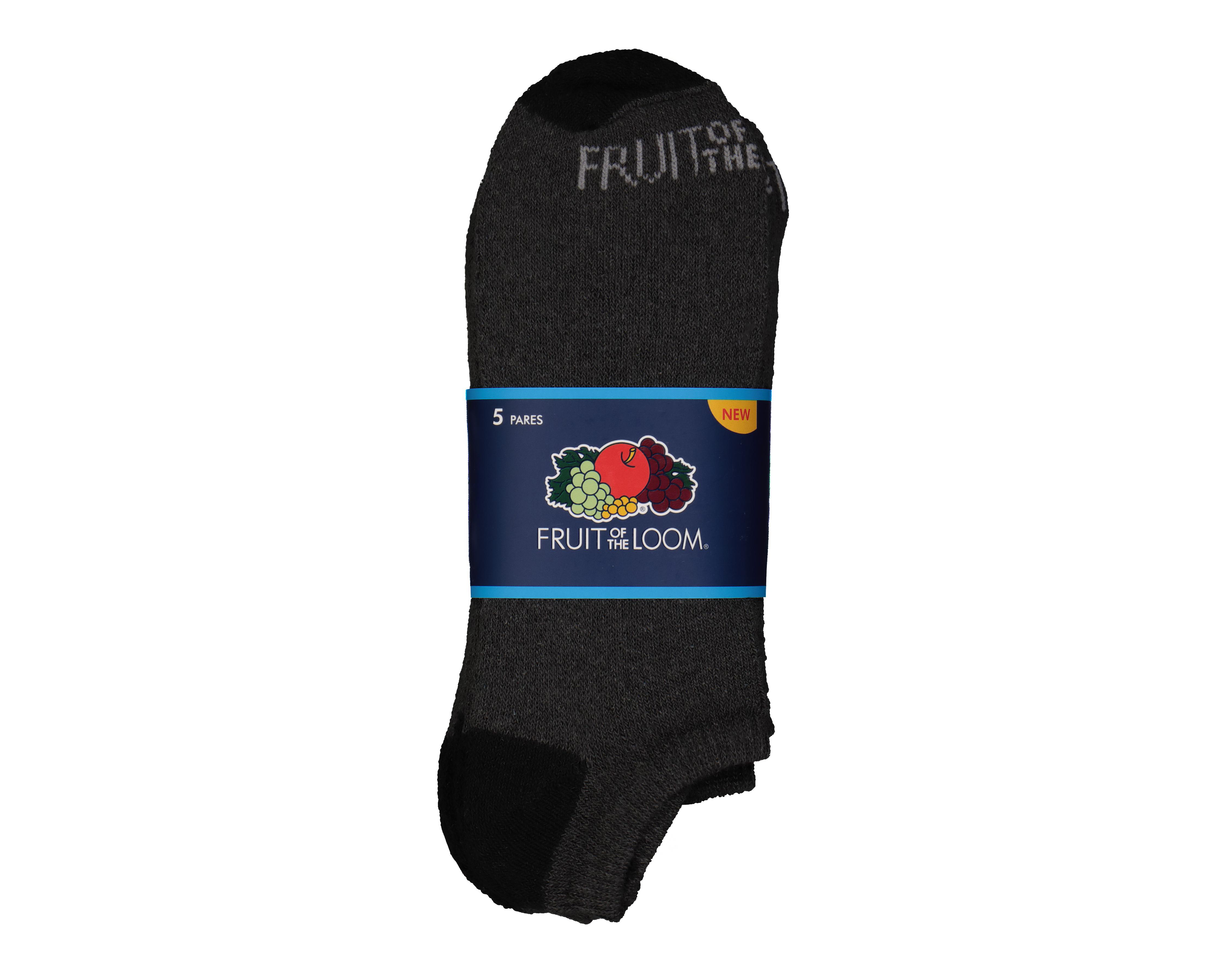 Foto 4 pulgar | Calcetas Deportivas Tines Fruit of the Loom para Hombre 5 Pares