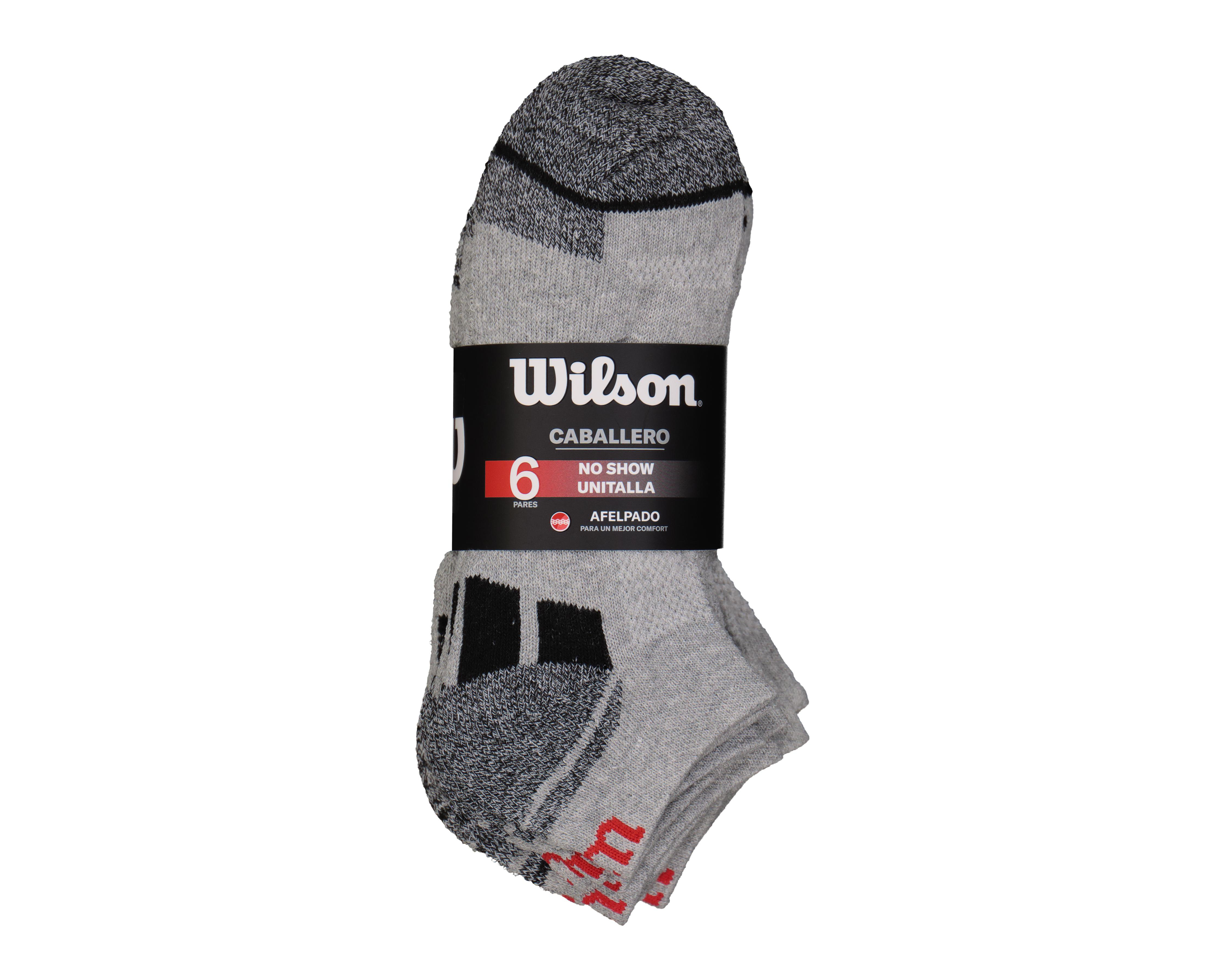 Foto 3 | Calcetas Tines Deportivas Wilson para Hombre 6 Pares