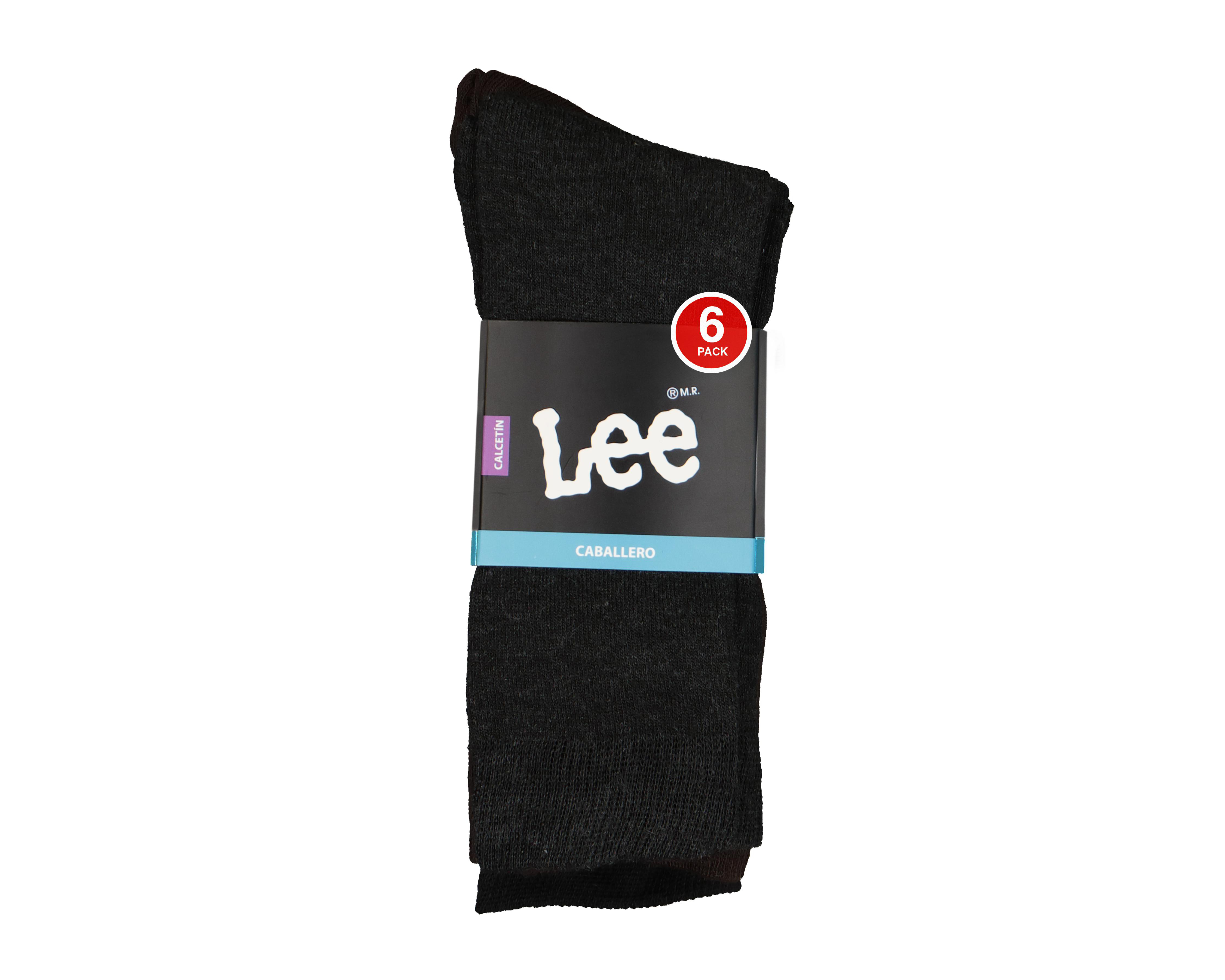 Foto 7 pulgar | Calcetas de Vestir Lee para Hombre 6 Pares