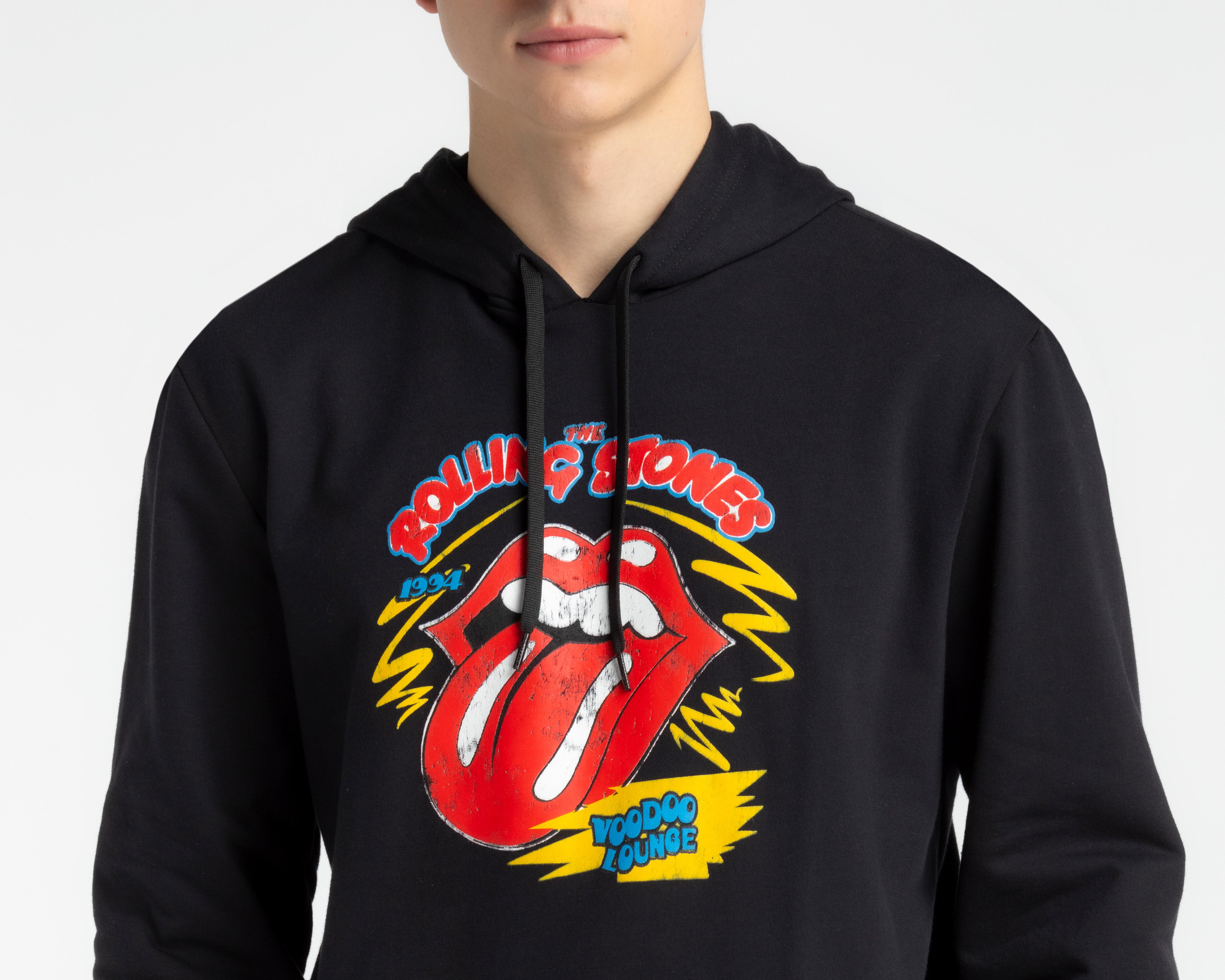 Foto 4 pulgar | Sudadera The Rolling Stones con Capucha