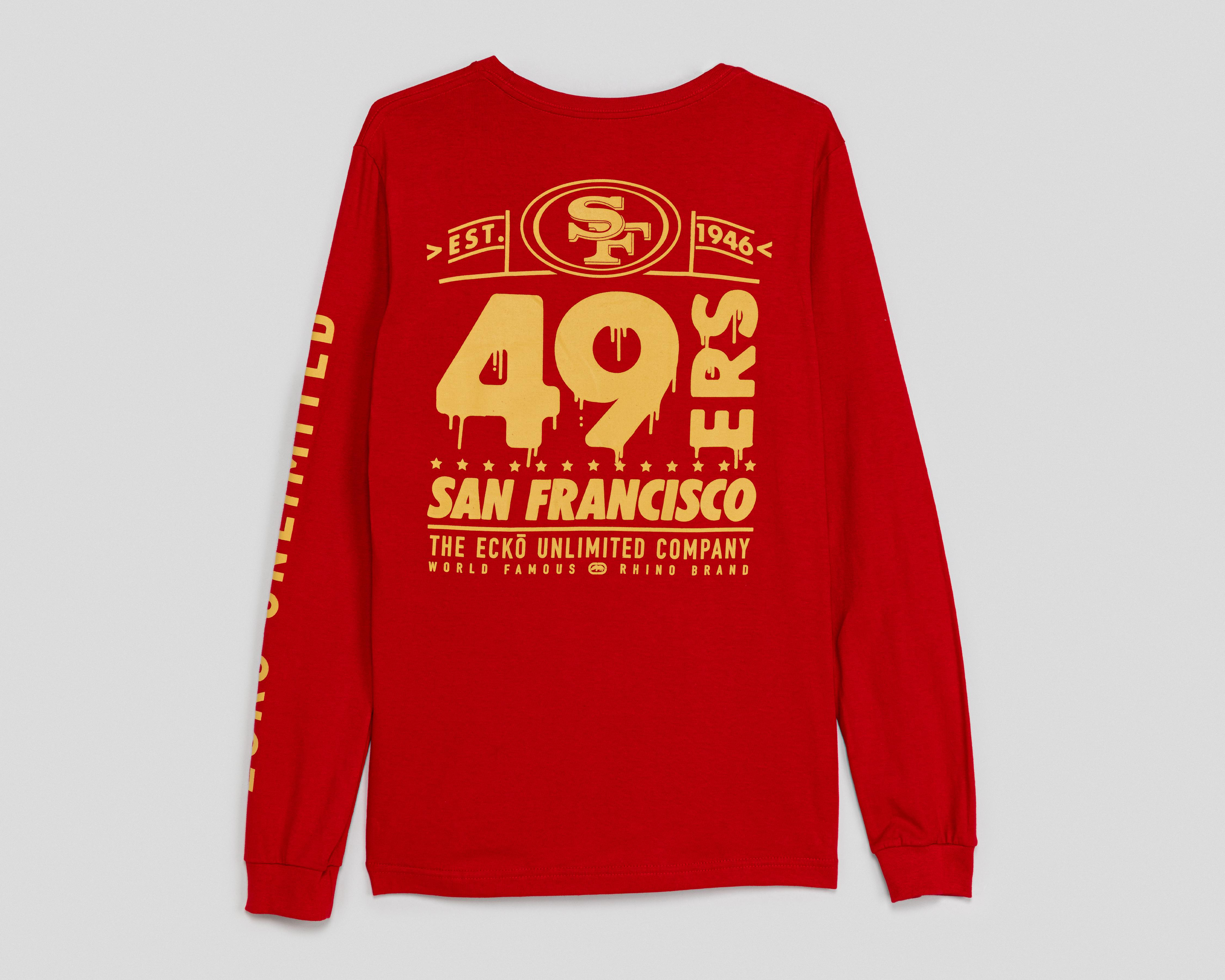 Foto 3 pulgar | Playera NFL San Francisco 49ers Eckó Unltd. Cuello Redondo