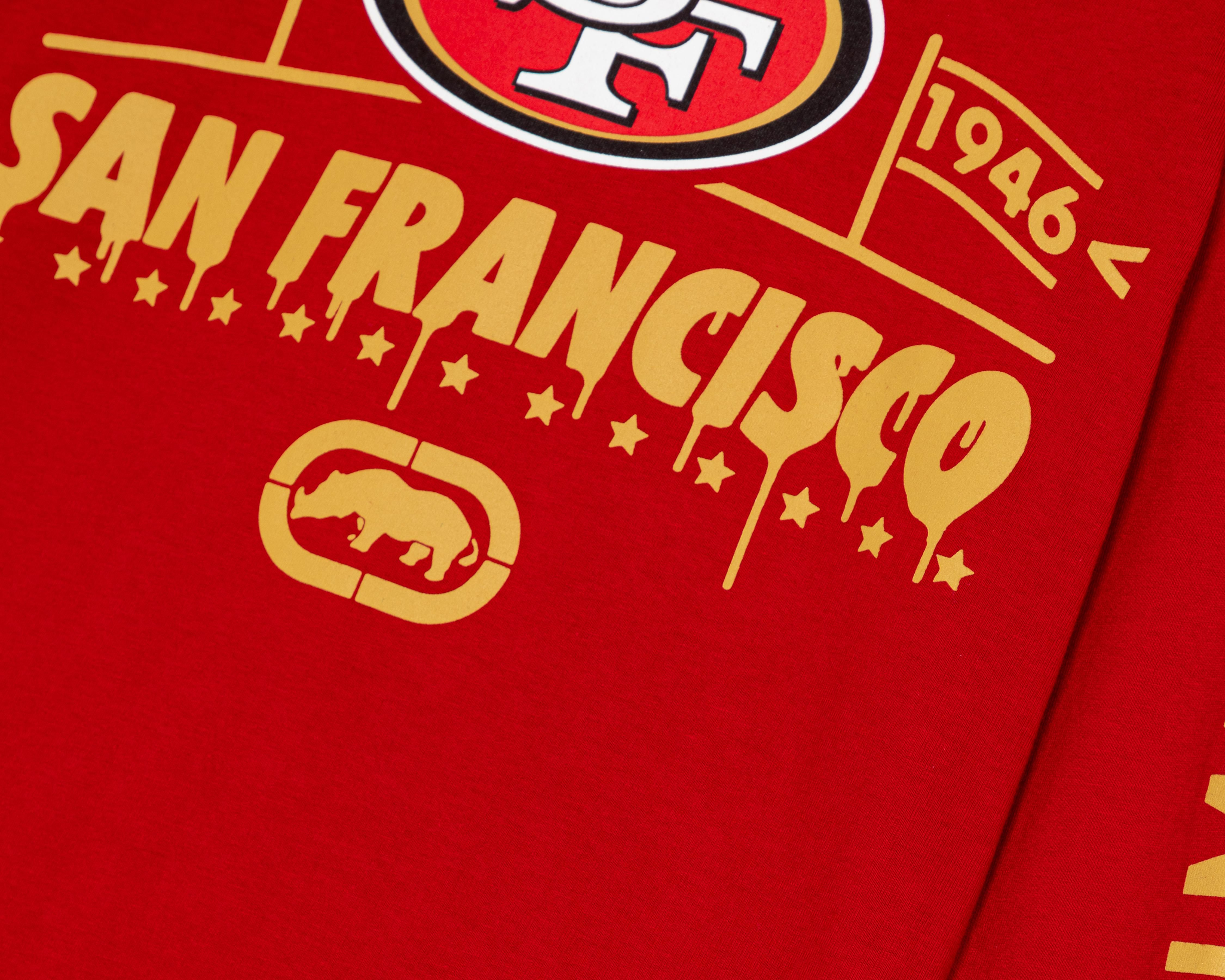 Foto 4 pulgar | Playera NFL San Francisco 49ers Eckó Unltd. Cuello Redondo