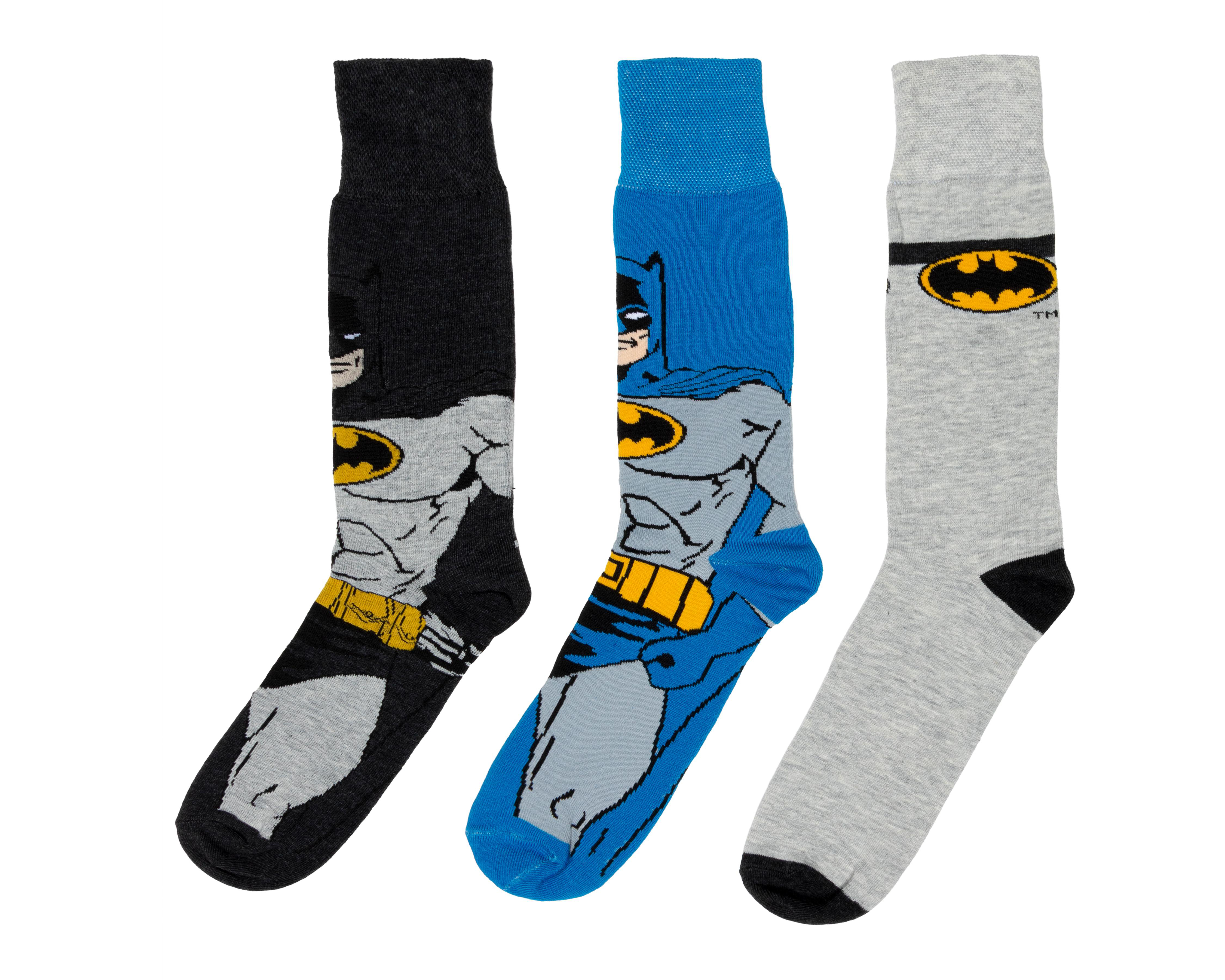 Calcetas Largas Batman para Hombre 3 Pares