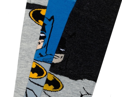 Foto 2 | Calcetas Largas Batman para Hombre 3 Pares