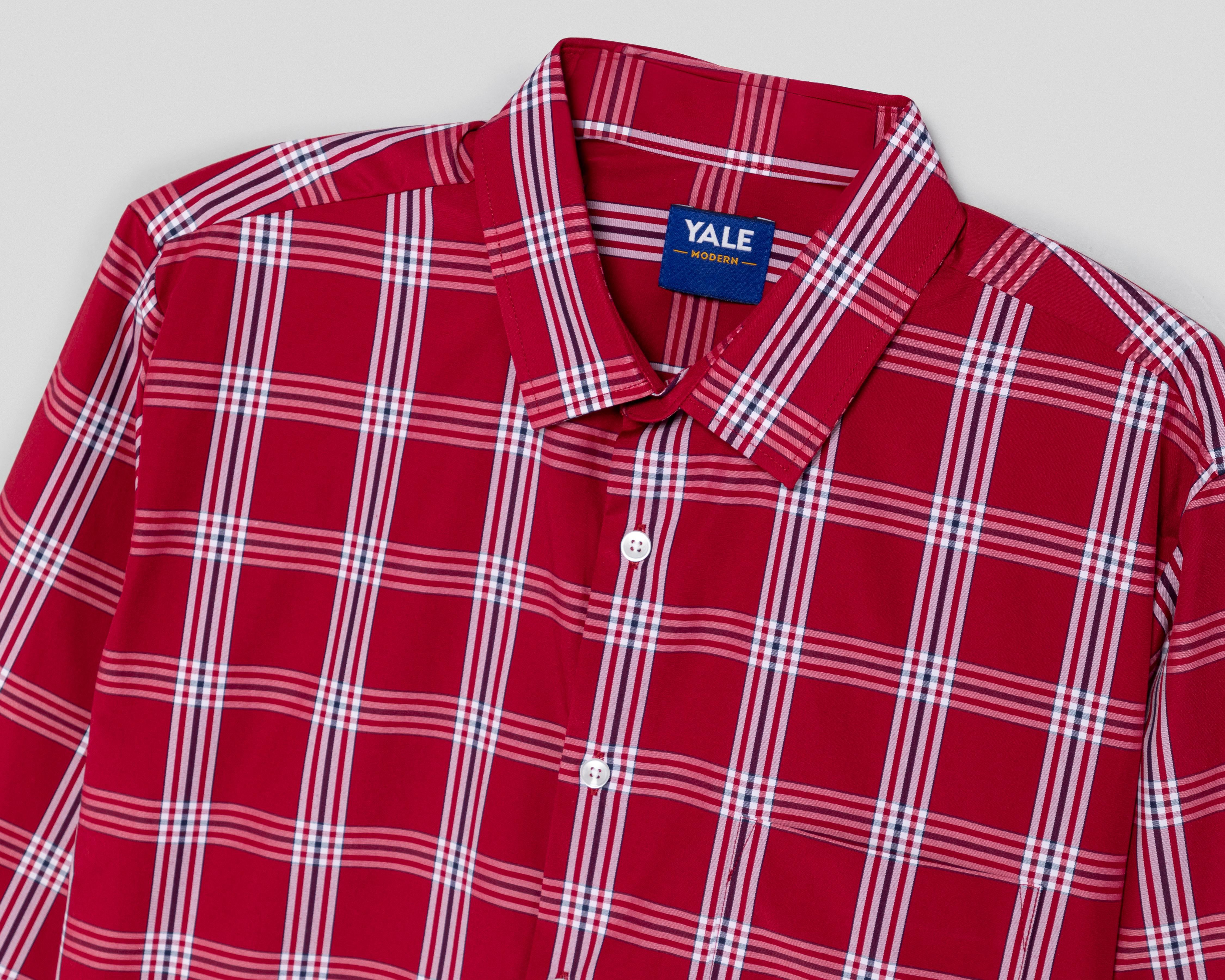 Foto 4 pulgar | Camisa Casual Yale Regular a Cuadros