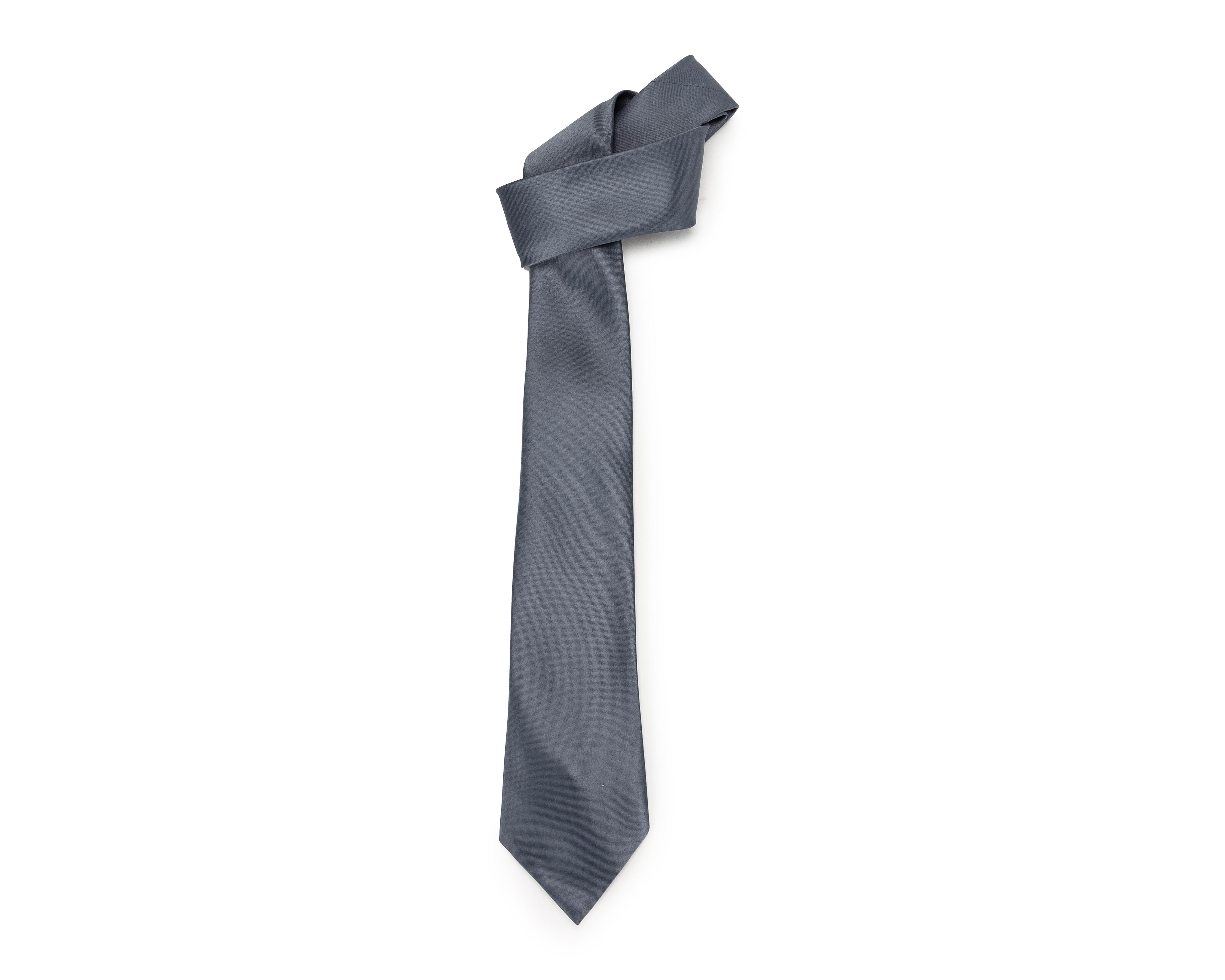 Foto 2 pulgar | Corbata Lisa Wall Street Gris