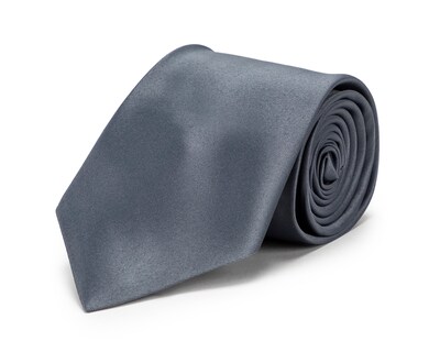 Foto 2 | Corbata Lisa Wall Street Gris