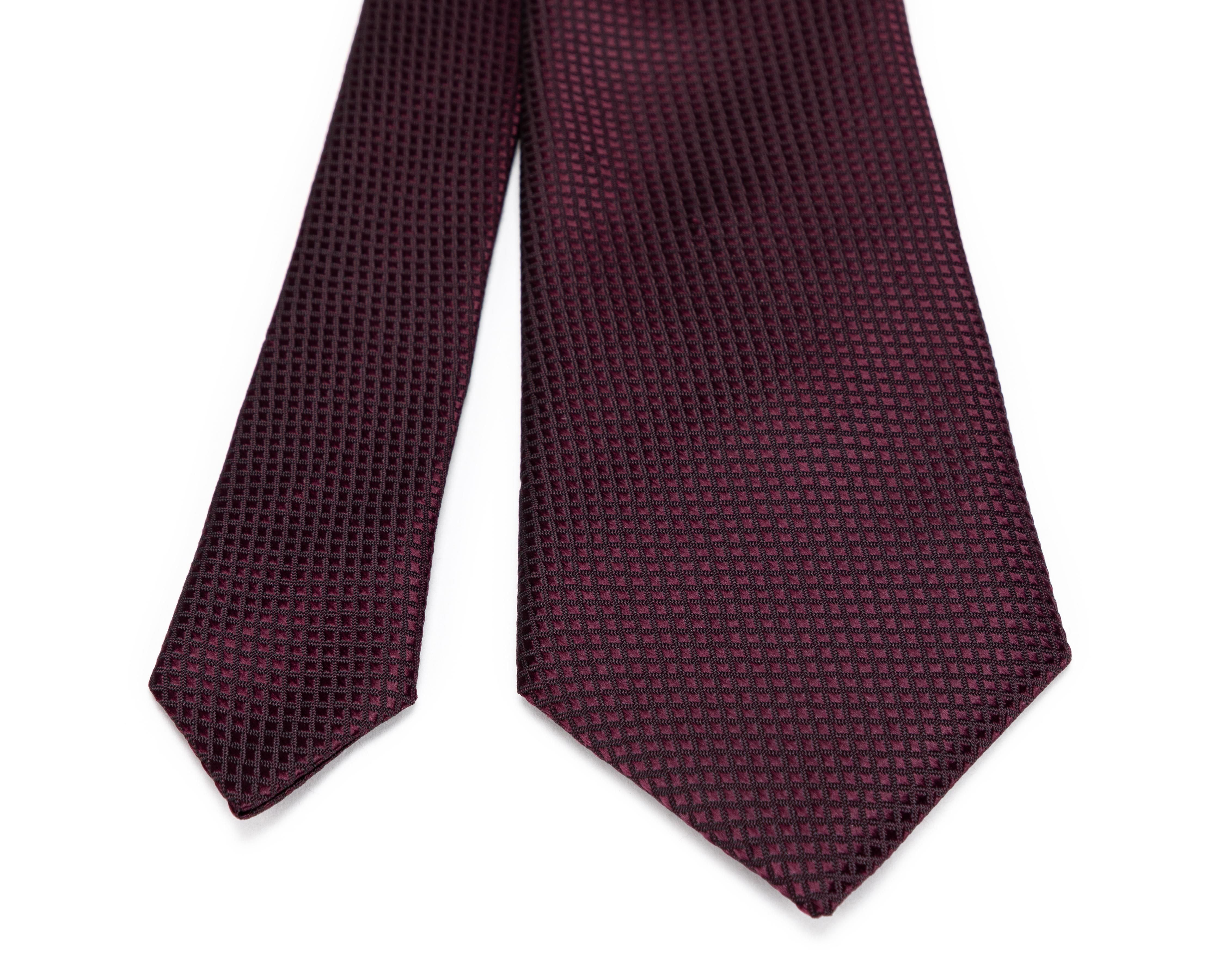Foto 4 pulgar | Corbata Lisa Wall Street Tinto
