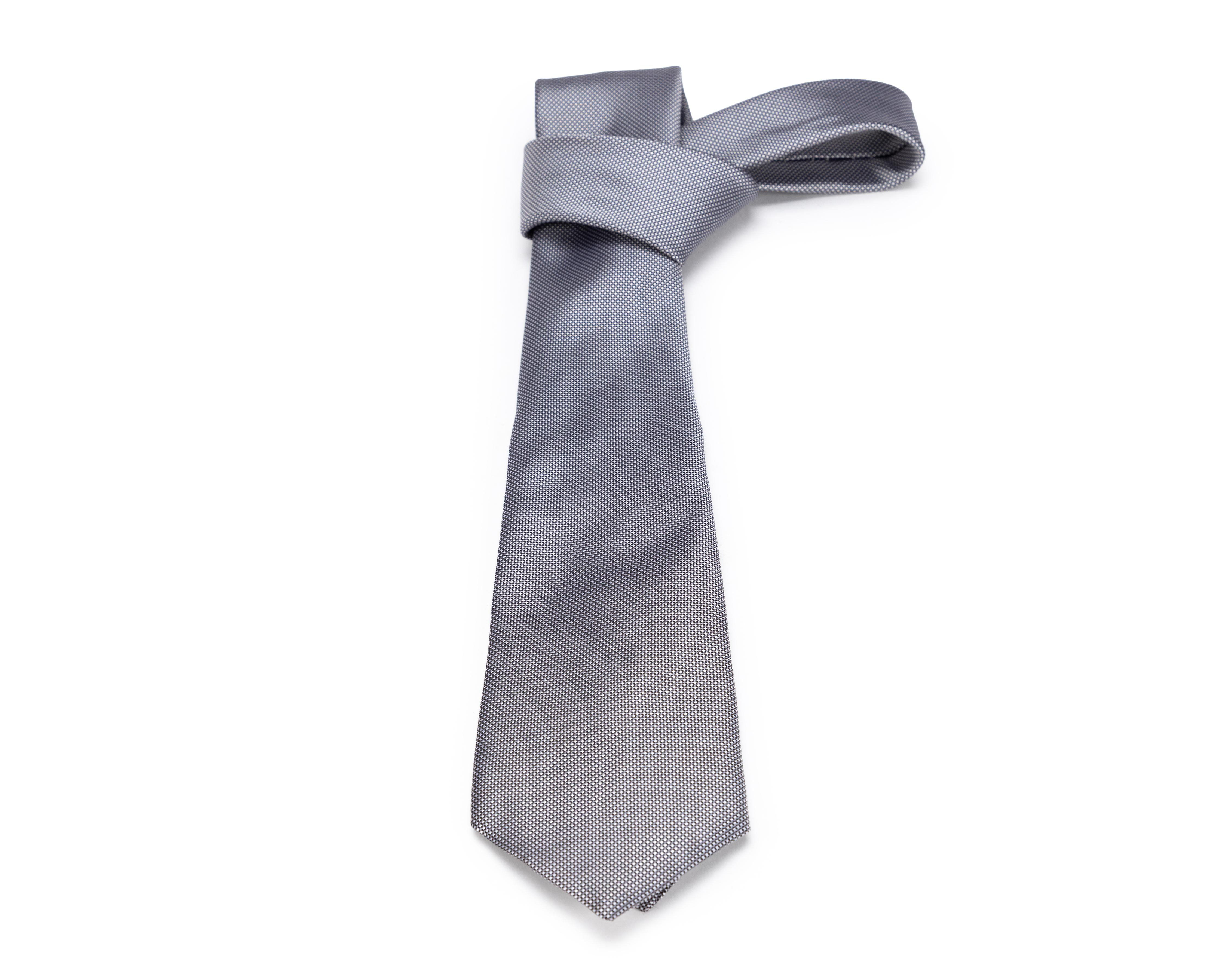 Corbata Estampada Wall Street Gris