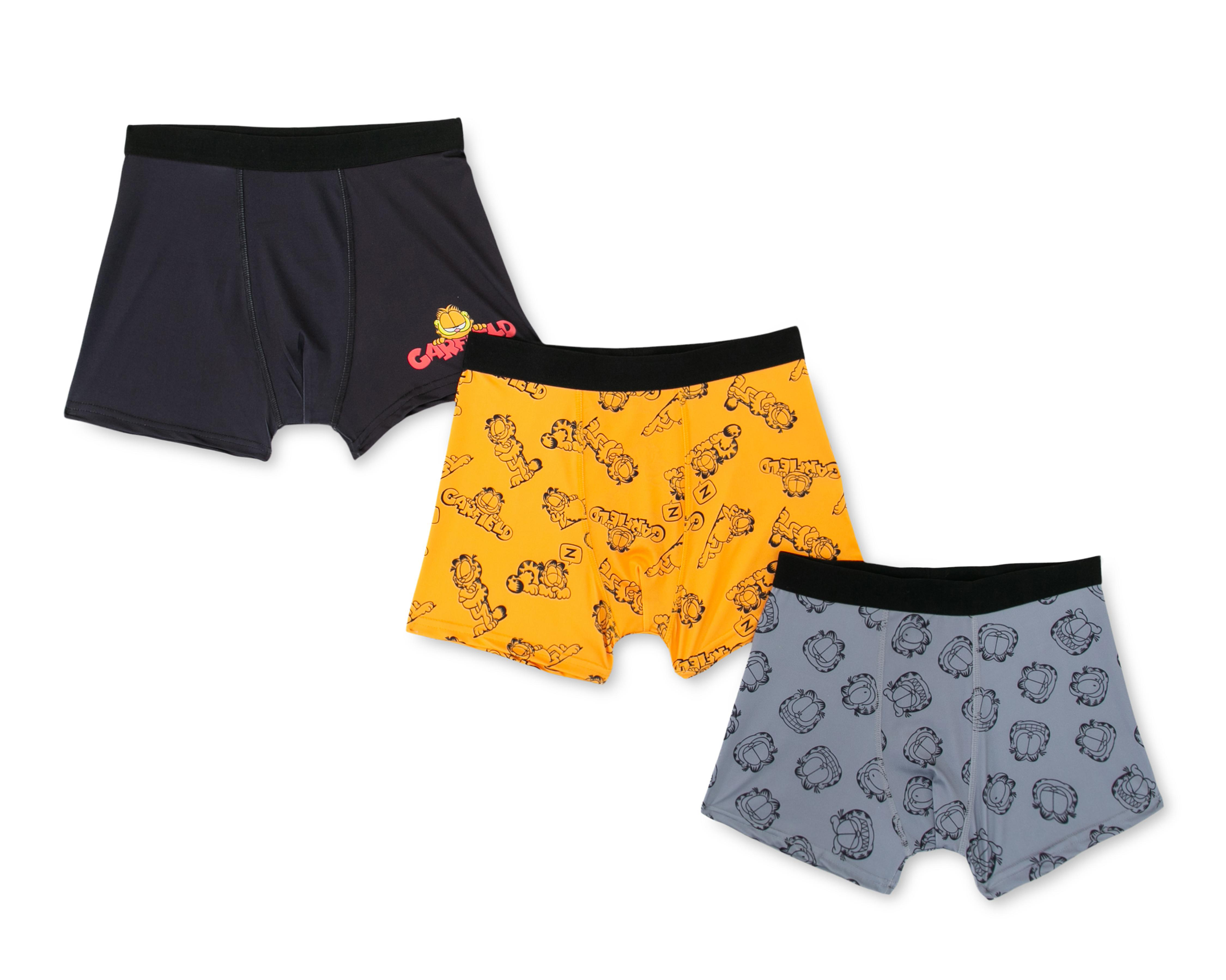 Bóxer Corto Garfield 3 Piezas $119