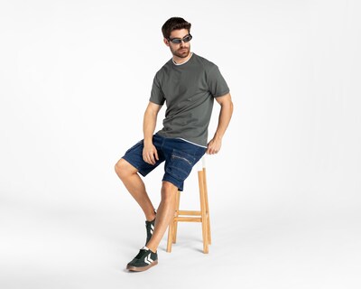 Foto 2 | Playera Refill Cuello Redondo para Hombre