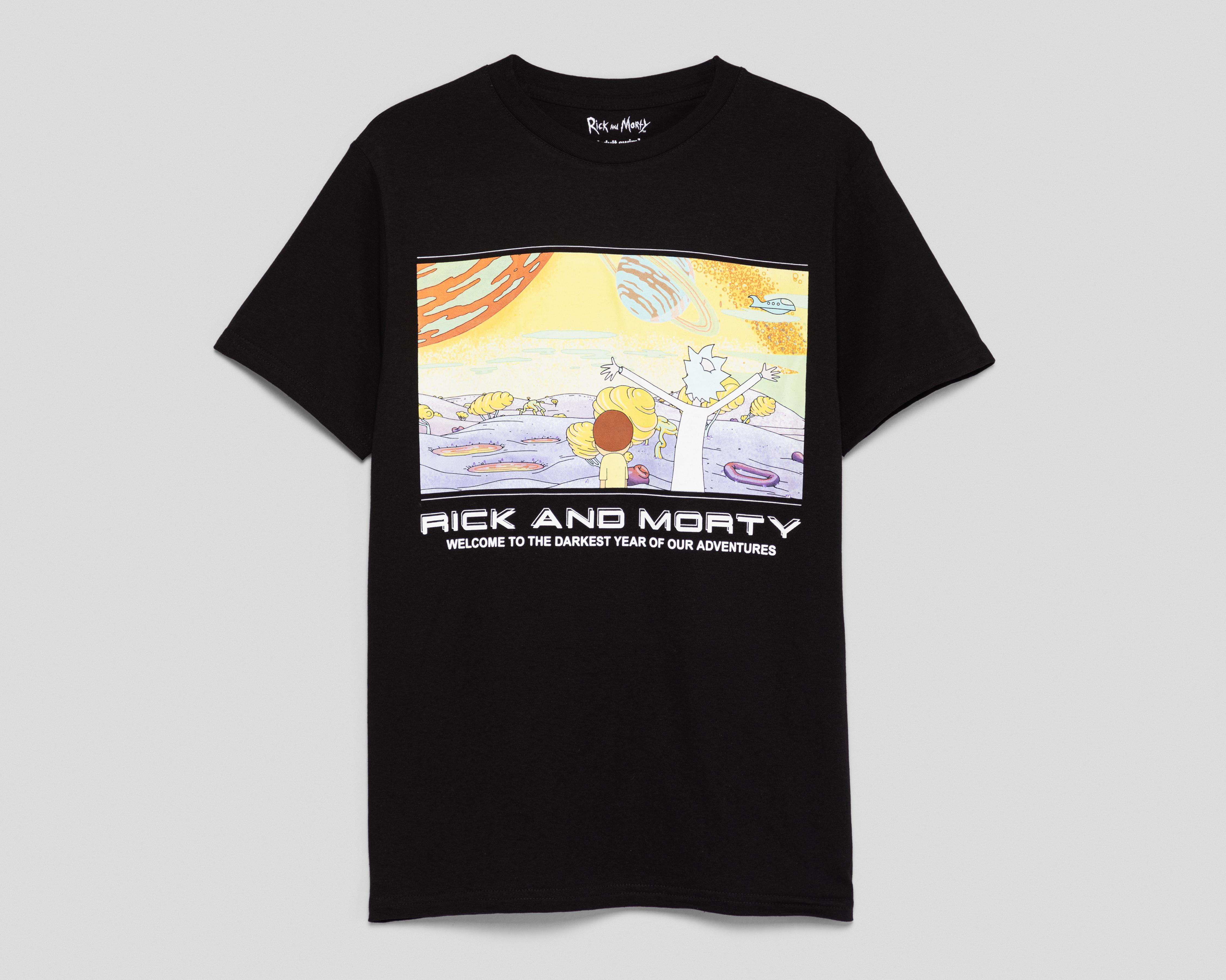 Foto 2 pulgar | Playera Rick & Morty Cuello Redondo