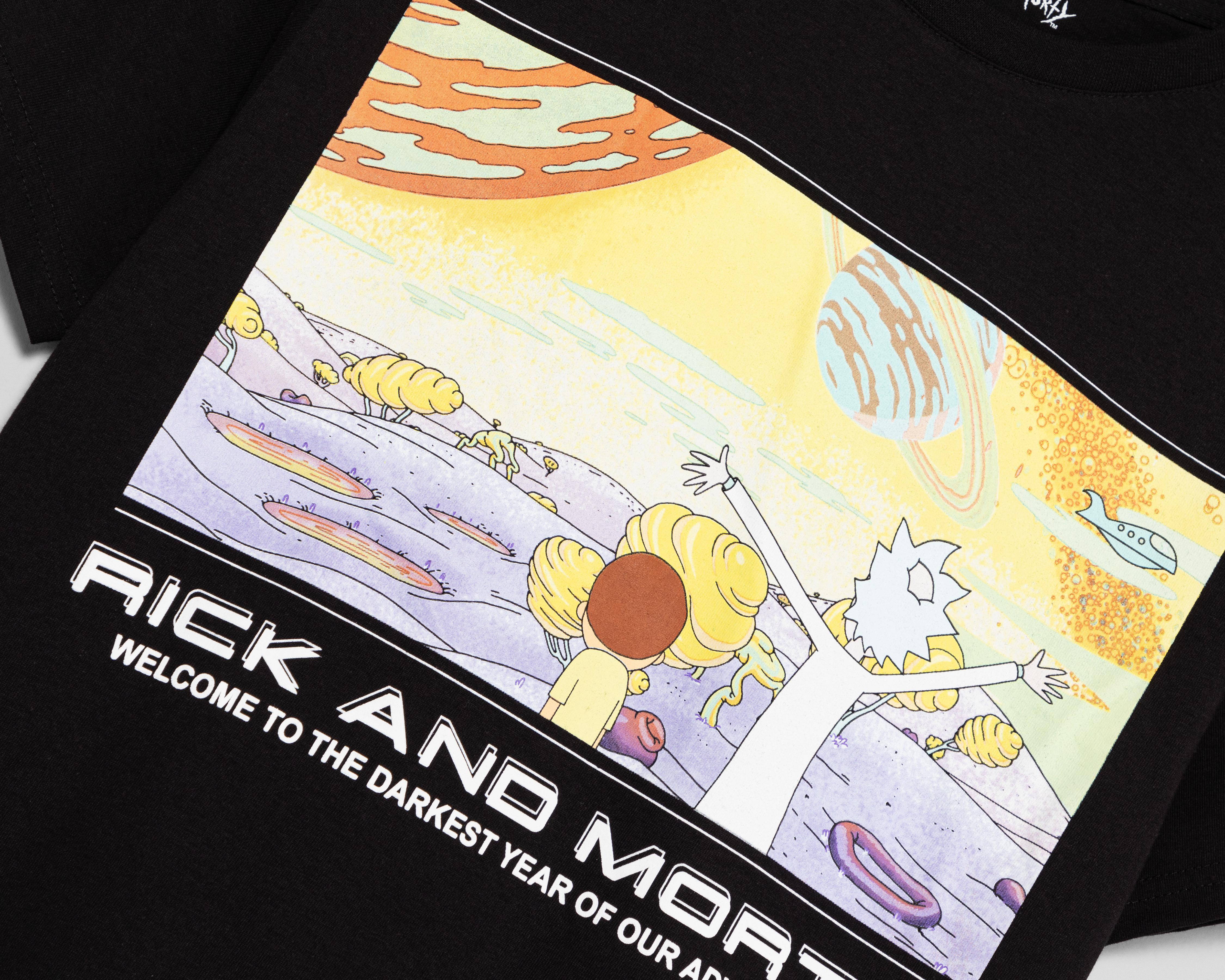 Foto 4 pulgar | Playera Rick & Morty Cuello Redondo