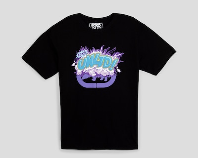 Foto 1 | Playera de Cuello Redondo Eckó Unltd. Negra para Hombre