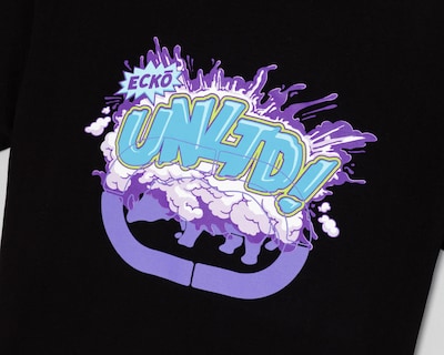 Foto 3 | Playera de Cuello Redondo Eckó Unltd. Negra para Hombre