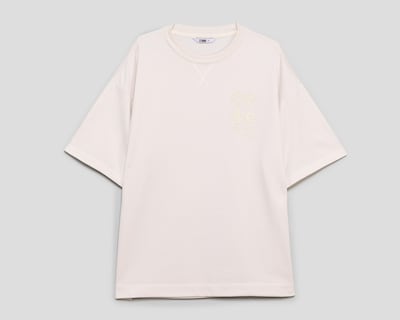 Foto 1 | Playera de Cuello Redondo Beige Strona para Hombre