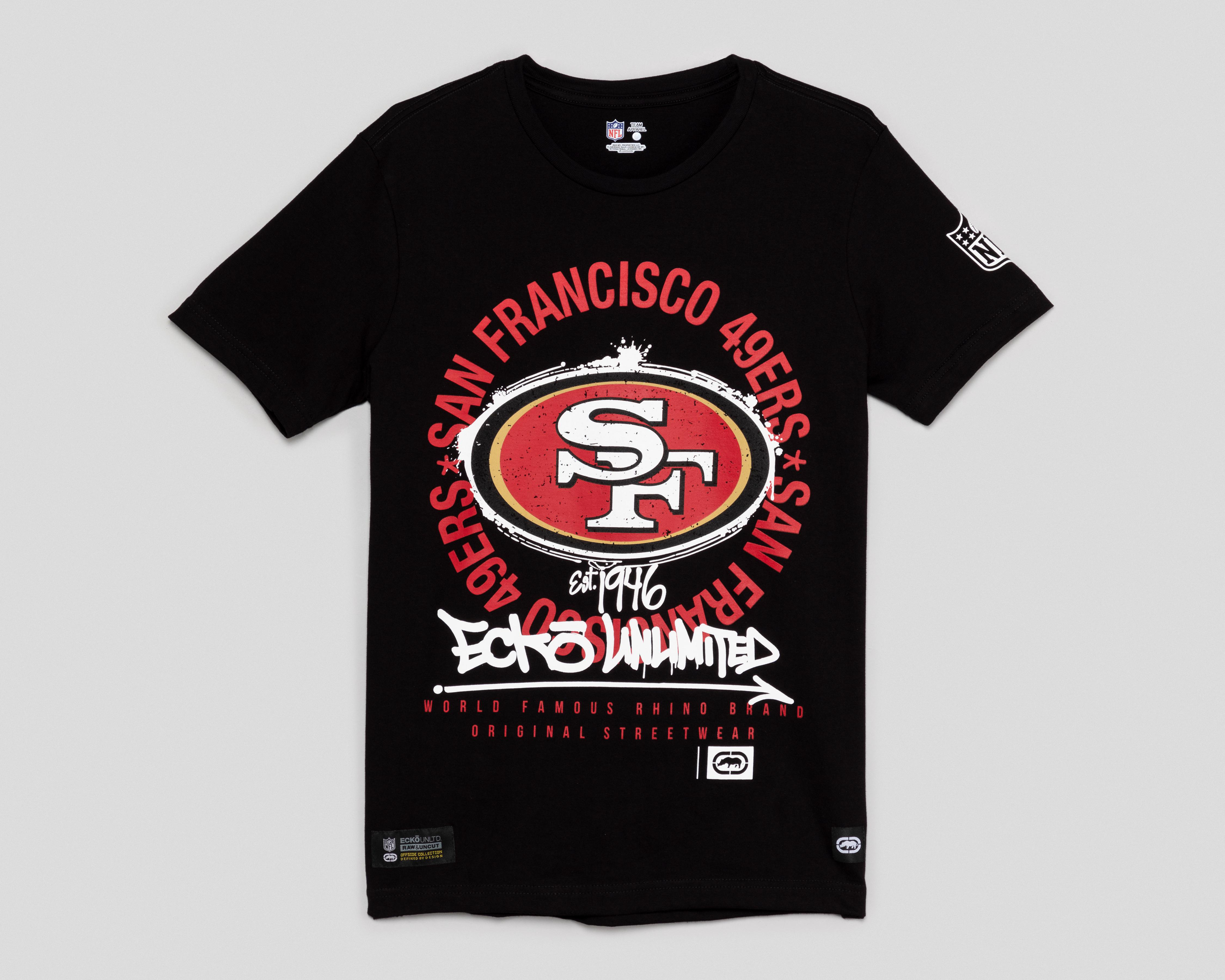 Foto 2 pulgar | Playera Eckó Unltd. San Francisco 49ers Cuello Redondo