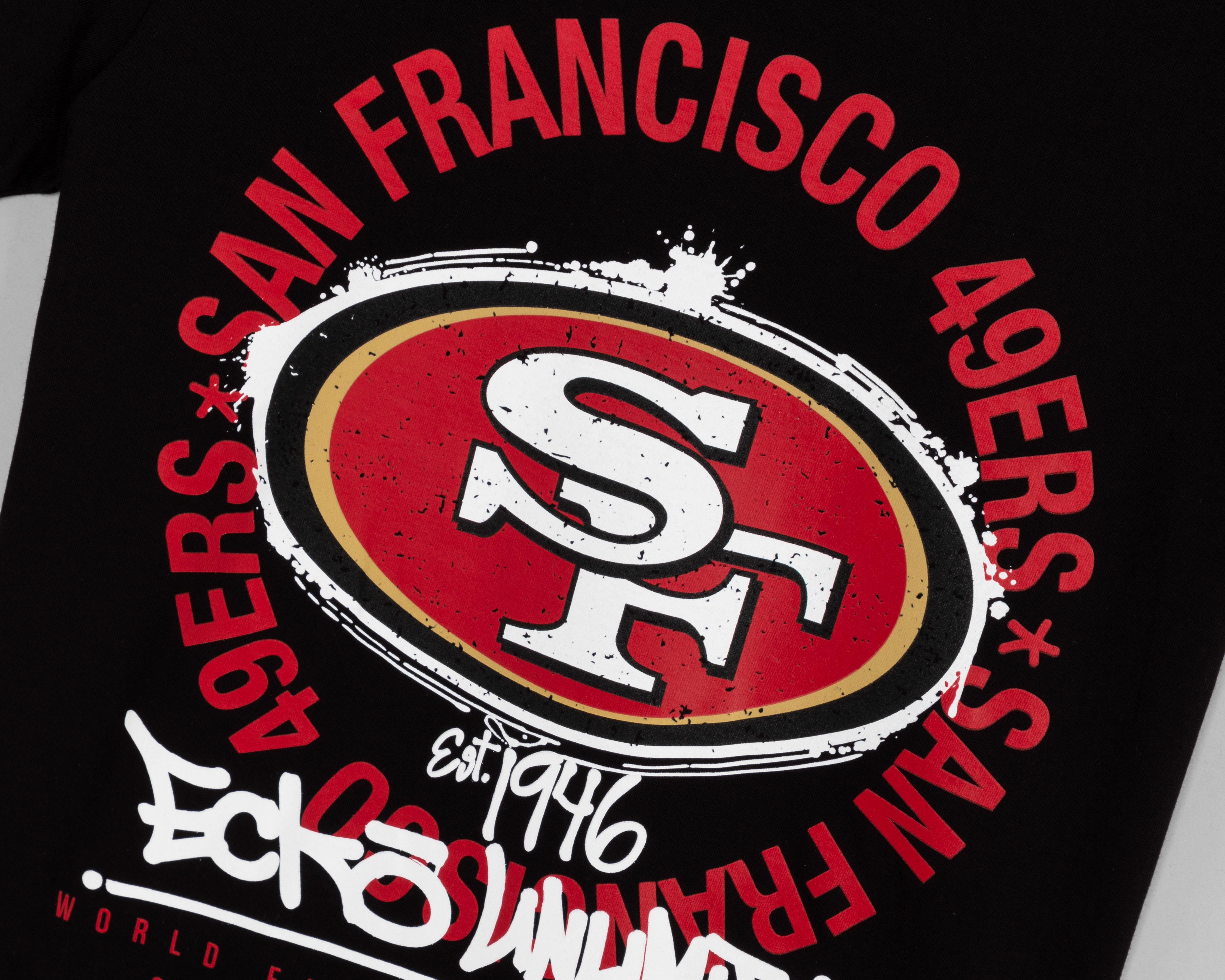 Foto 4 pulgar | Playera Eckó Unltd. San Francisco 49ers Cuello Redondo