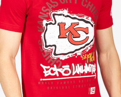 Foto 4 | Playera Eckó Unltd. Kansas City Chiefs Cuello Redondo