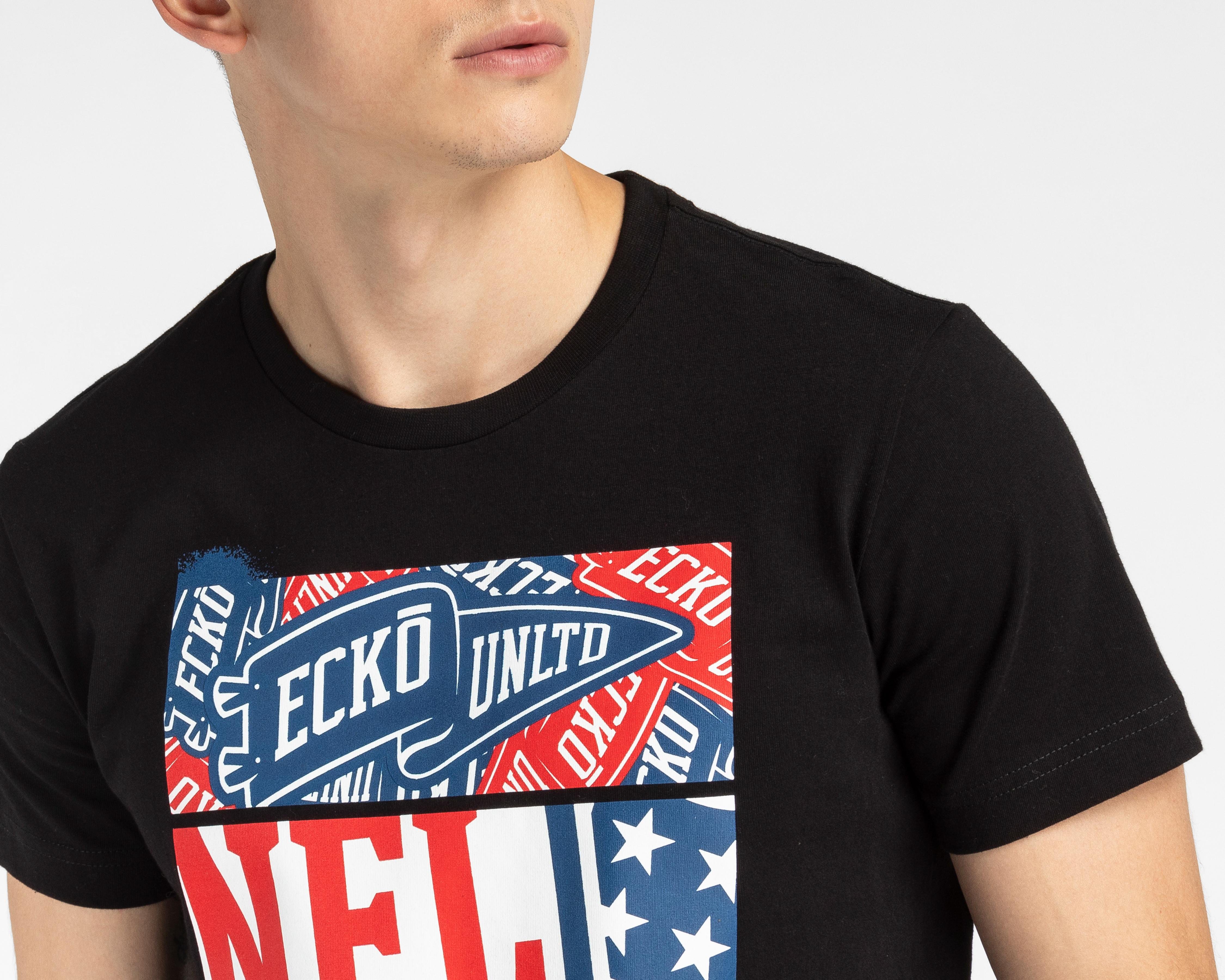 Foto 4 | Playera Eckó Unltd. Cuello Redondo