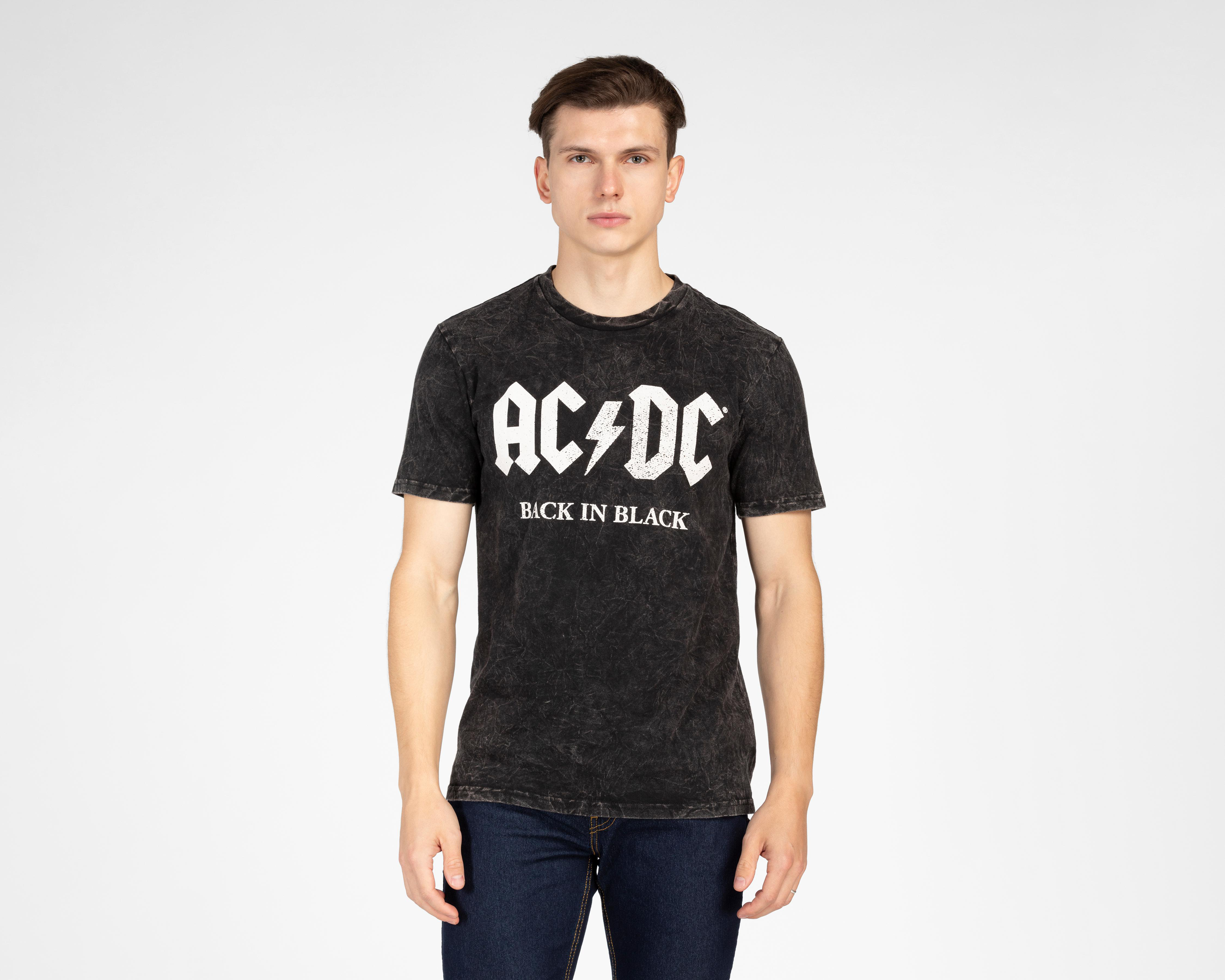 Playera AC/DC Cuello Redondo