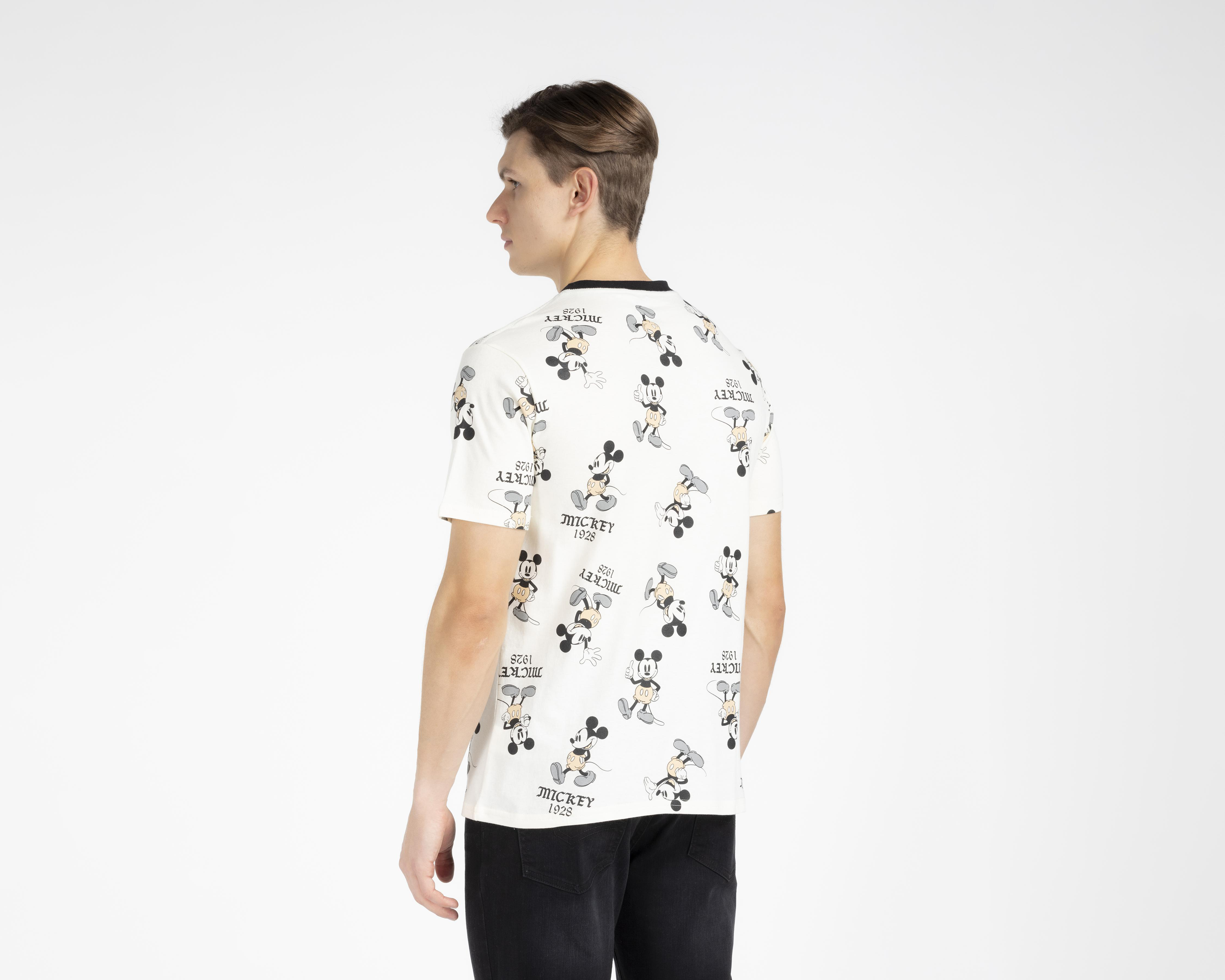 Foto 3 pulgar | Playera Disney Mickey Mouse Cuello Redondo para Hombre