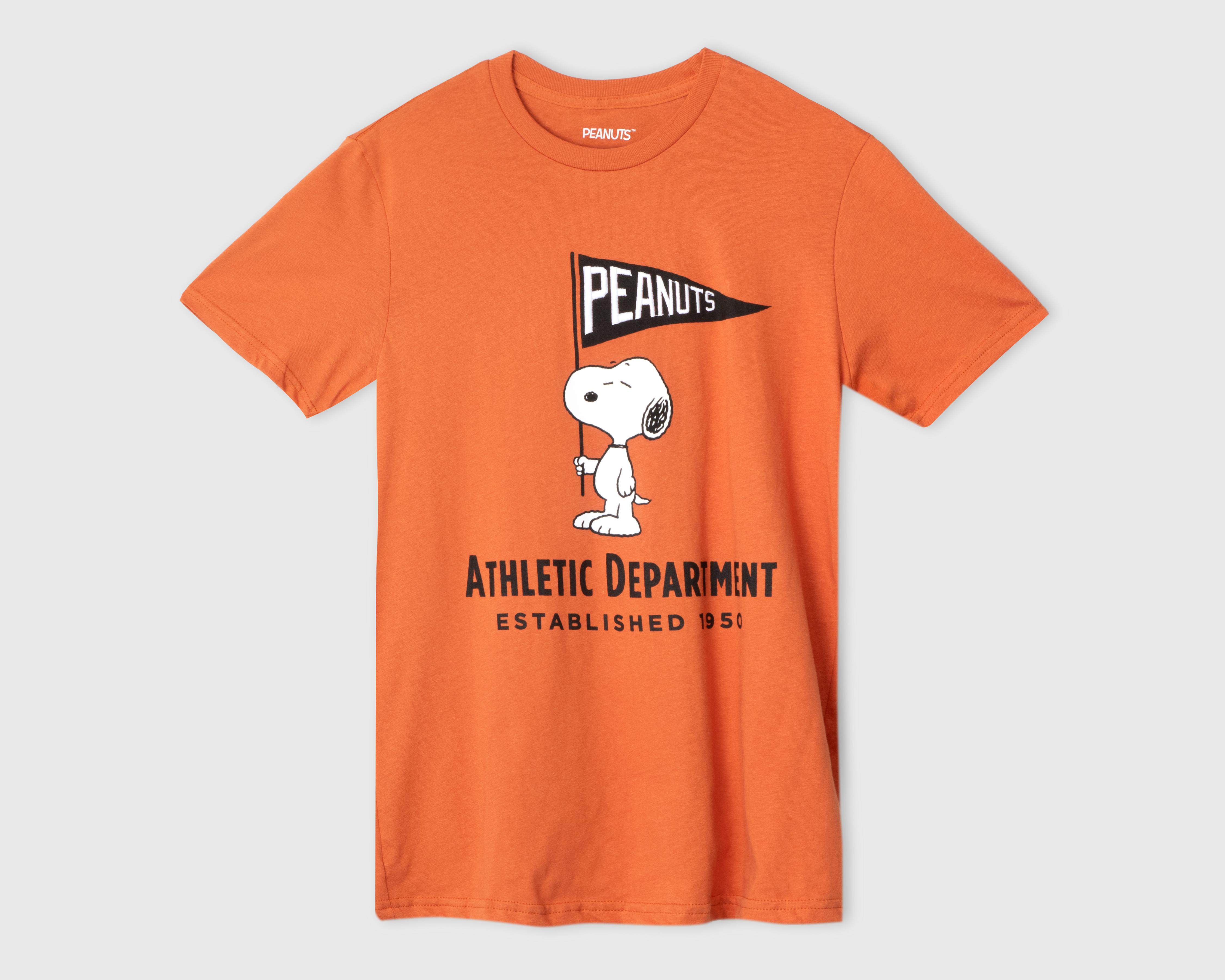 Playera Peanuts Cuello Redondo para Hombre