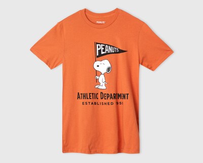 Foto 1 | Playera Peanuts Cuello Redondo para Hombre