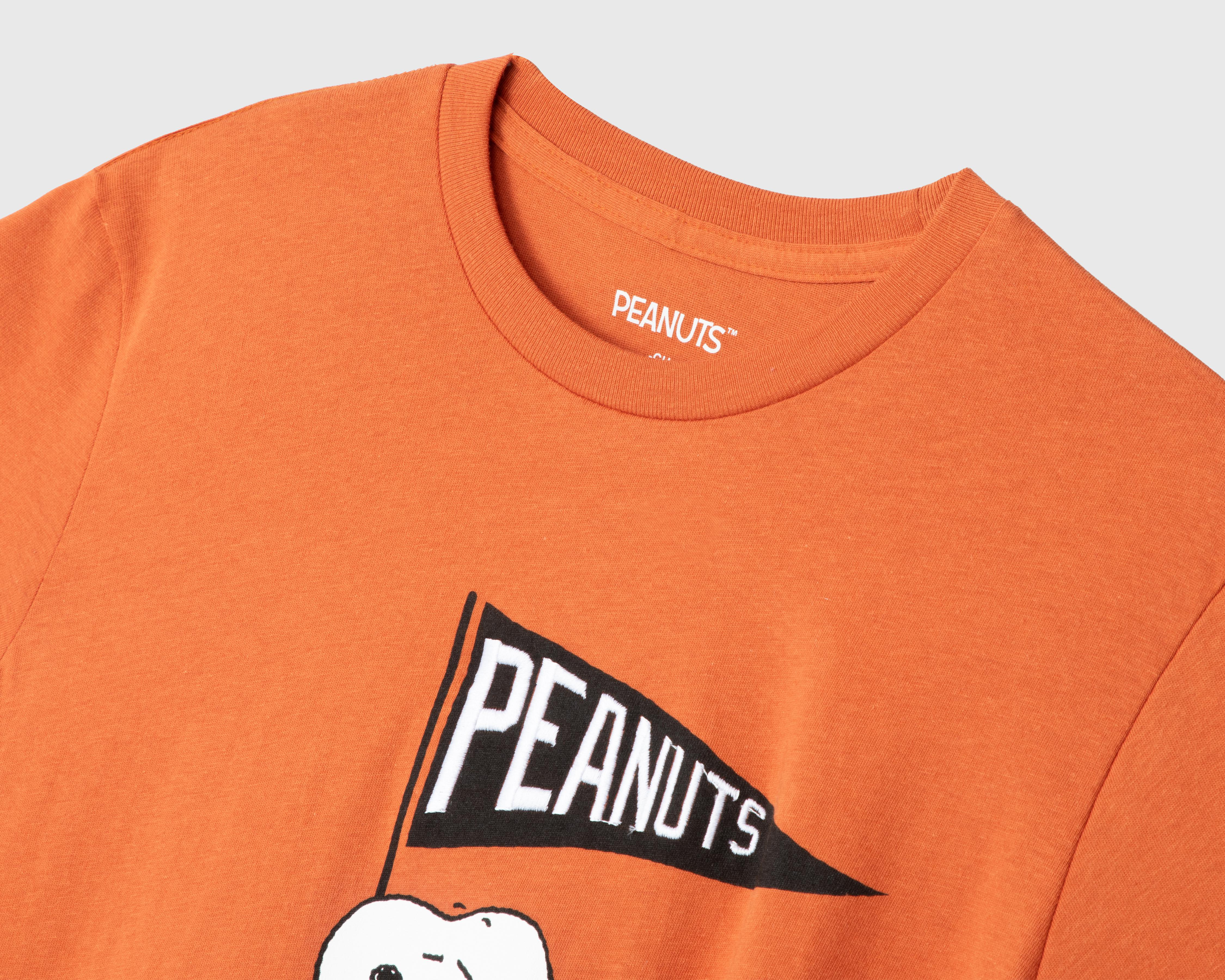 Foto 4 pulgar | Playera Peanuts Cuello Redondo para Hombre