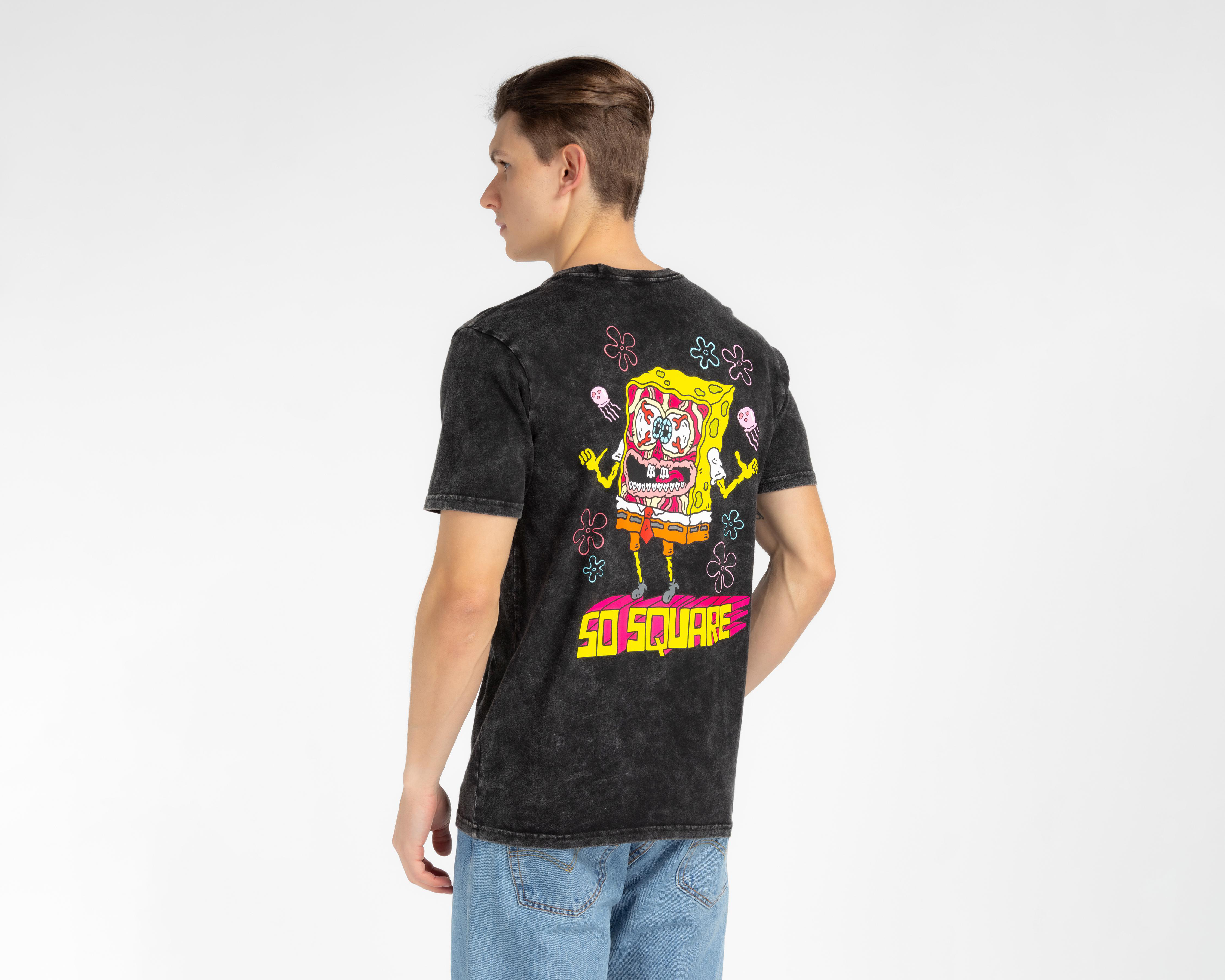 Foto 2 | Playera Bob Esponja Cuello Redondo