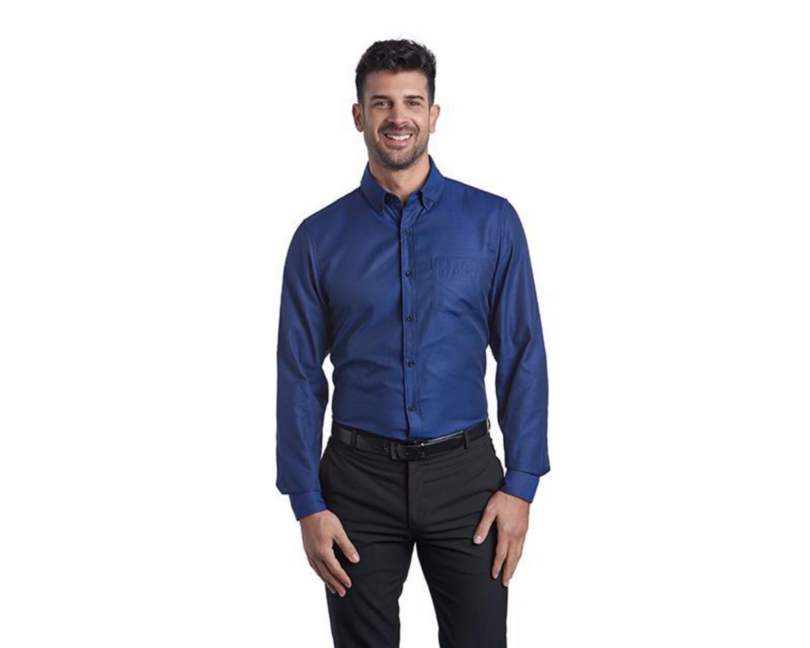 camisa azul para hombre