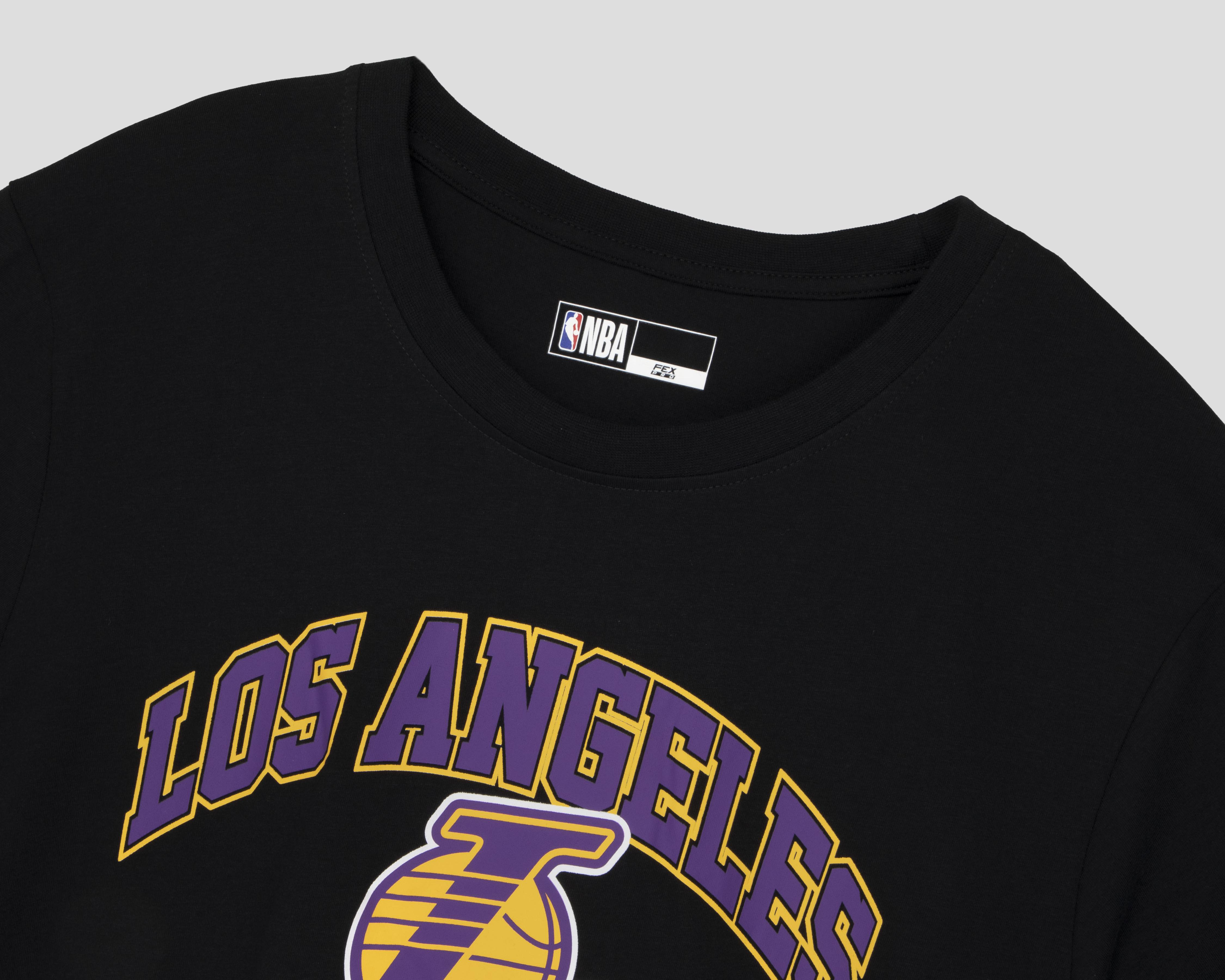 Foto 4 pulgar | Playera NBA Los Angeles Lakers Cuello Redondo