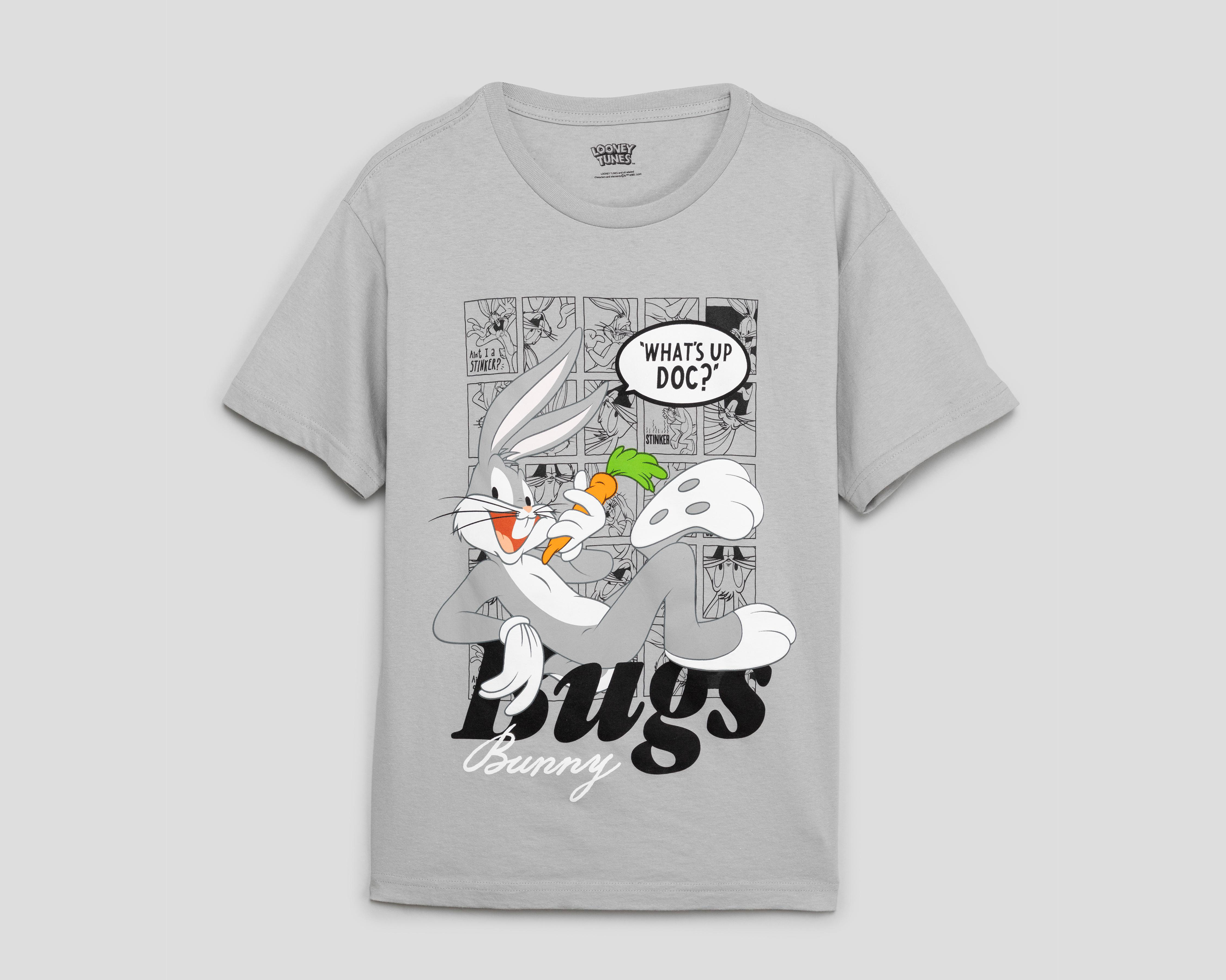 Foto 2 pulgar | Playera Looney Tunes Cuello Redondo para Hombre