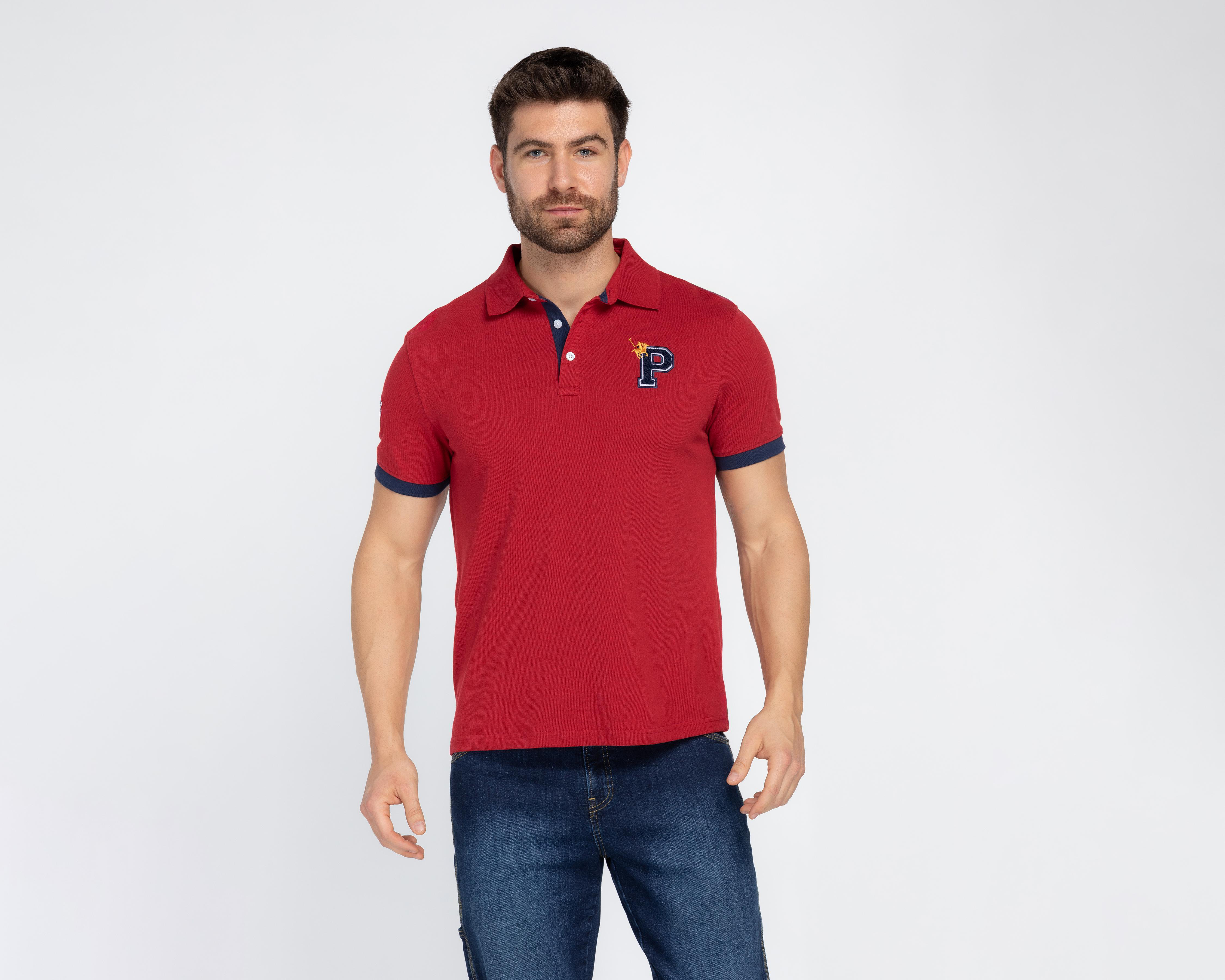 Foto 2 pulgar | Playera Polo York Tean Polo Club para Hombre