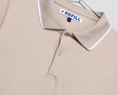 Foto 3 | Playera Polo Refill Beige para Hombre