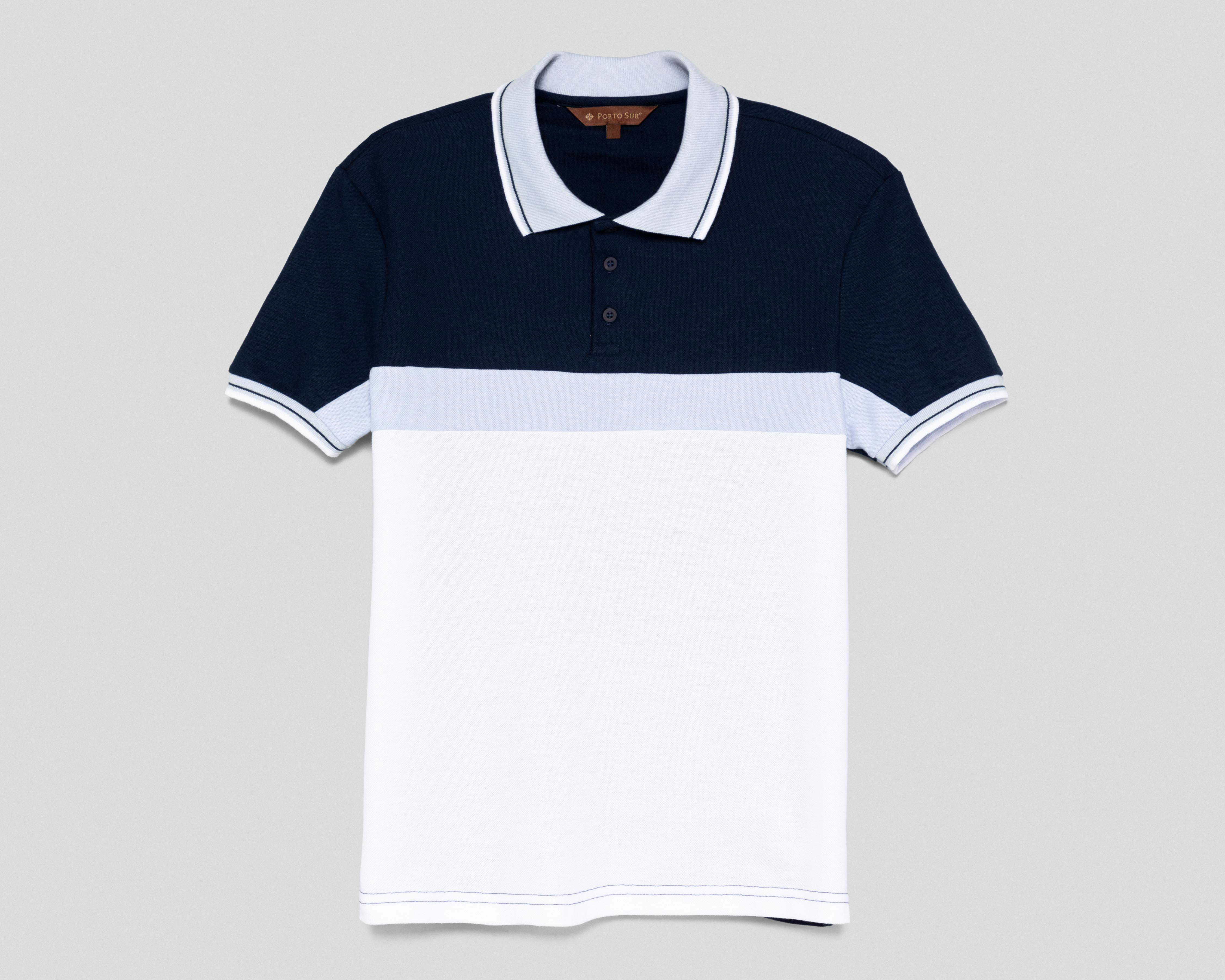 Foto 2 pulgar | Playera Polo Porto Sur Multicolor para Hombre