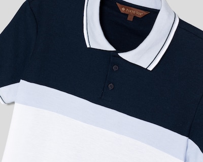 Foto 3 | Playera Polo Porto Sur Multicolor para Hombre