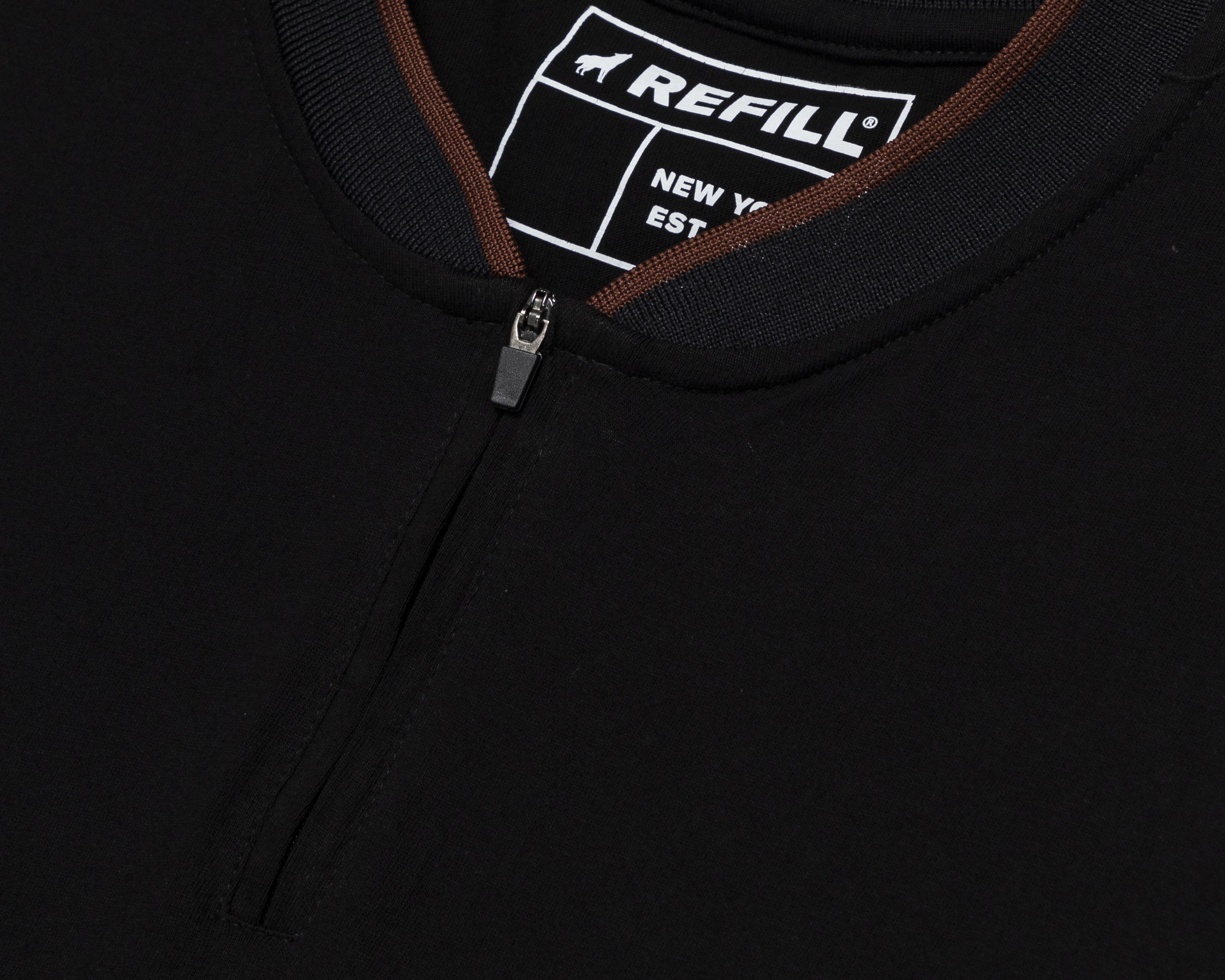 Foto 4 pulgar | Playera Polo Refill Cuello Henley para Hombre