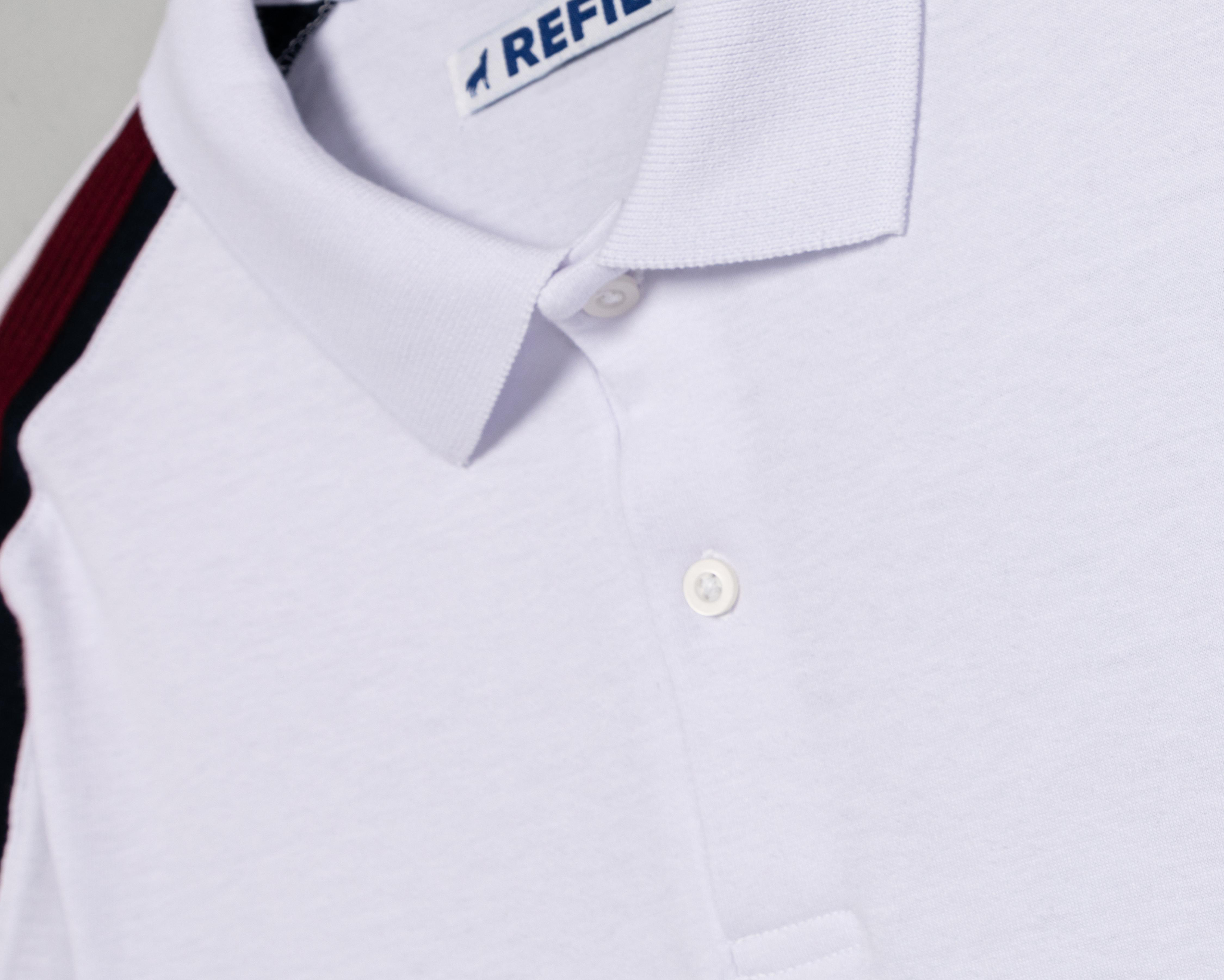 Foto 4 pulgar | Playera Refill Cuello Polo