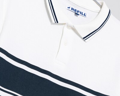 Foto 3 | Playera Polo Refill Blanca para Hombre