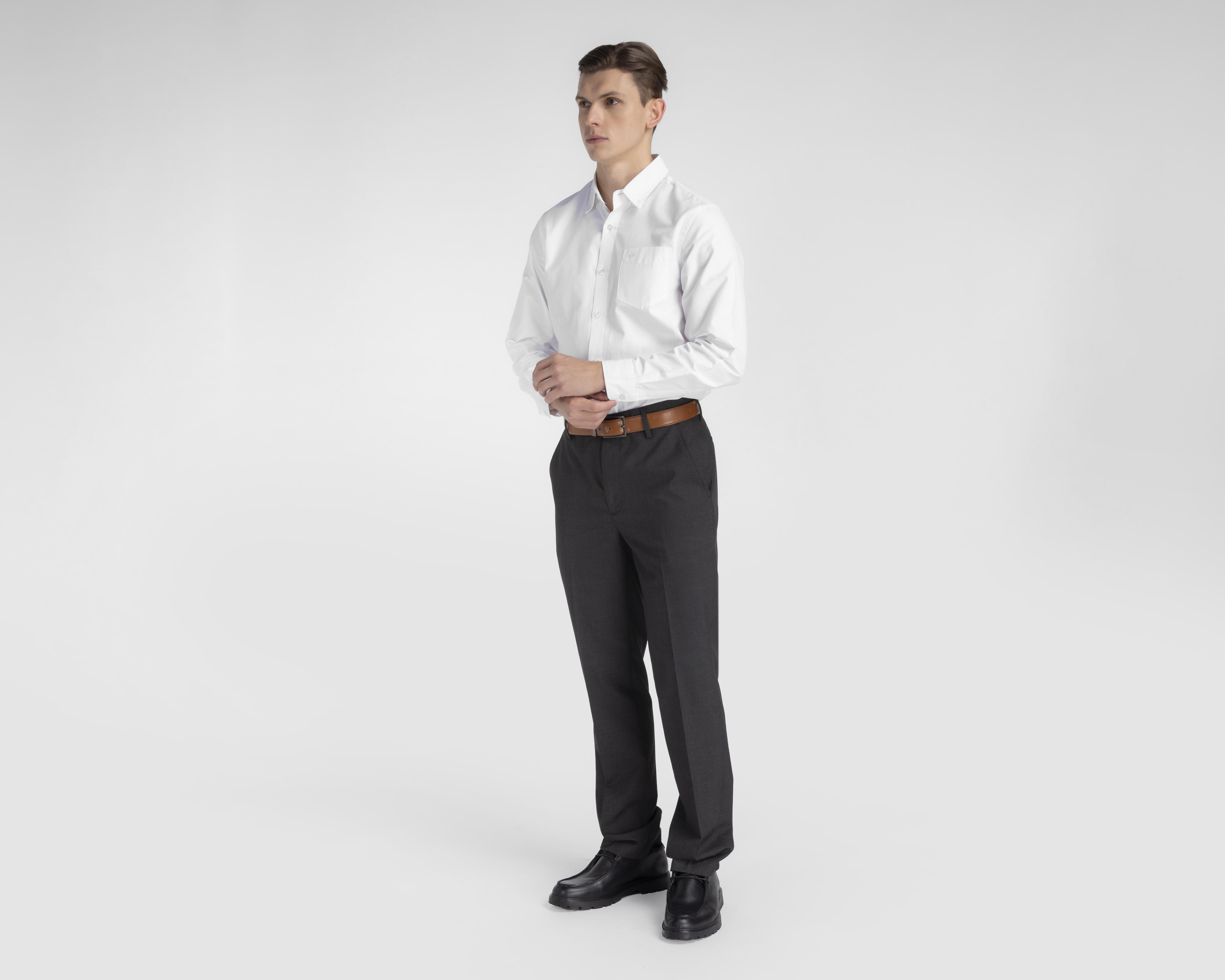 Foto 3 pulgar | Pantalón de Vestir Wall Street a Cuadros para Hombre
